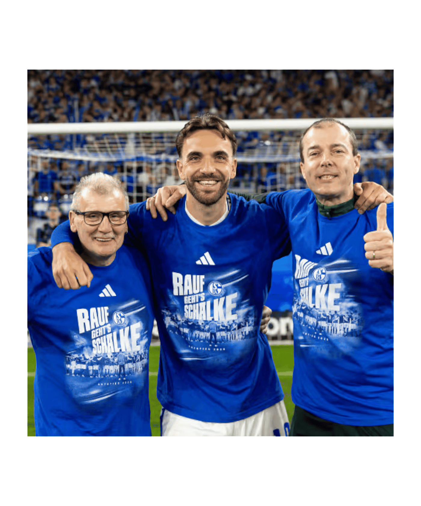 FC Gelsenkirchen-Schalke 04 e.V FC Schalke 04 Aufstieg 2026 T-Shirt Blau - blau