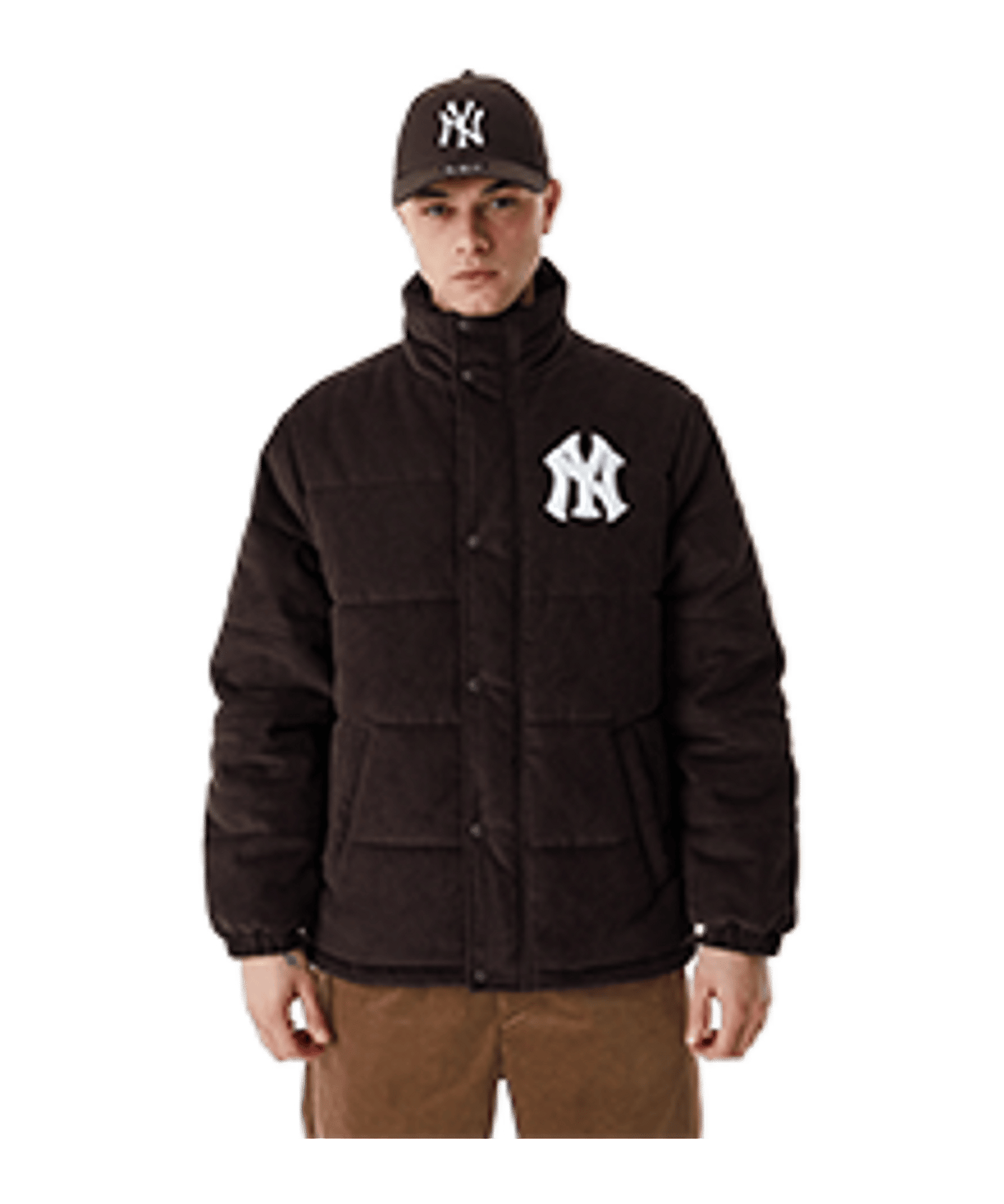 New Era Mlb New York Yankees Cord Jacke Braun - braun