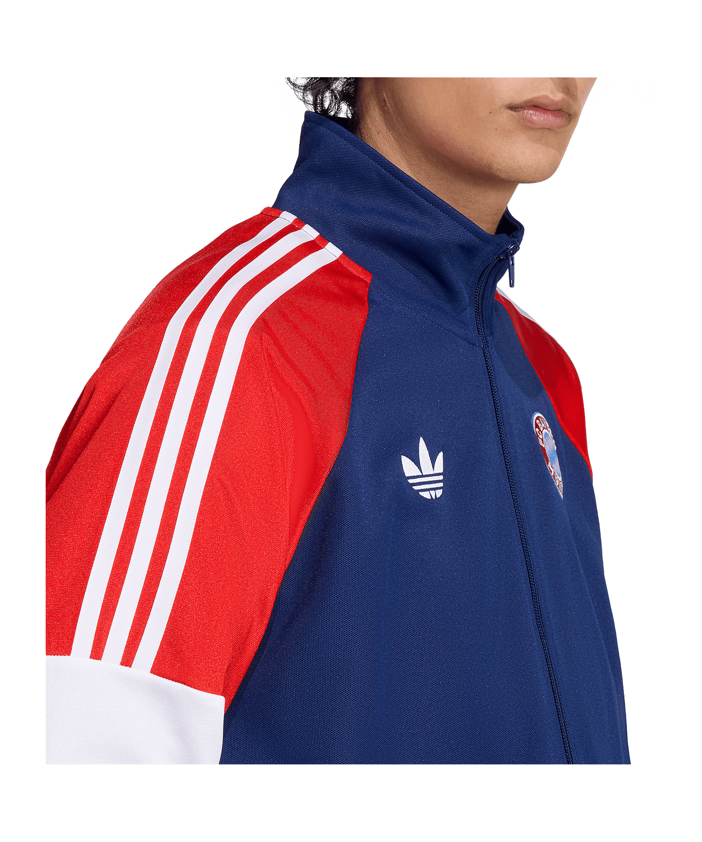 adidas FC Bayern München Lfstlr Track Jacke Blau Blau