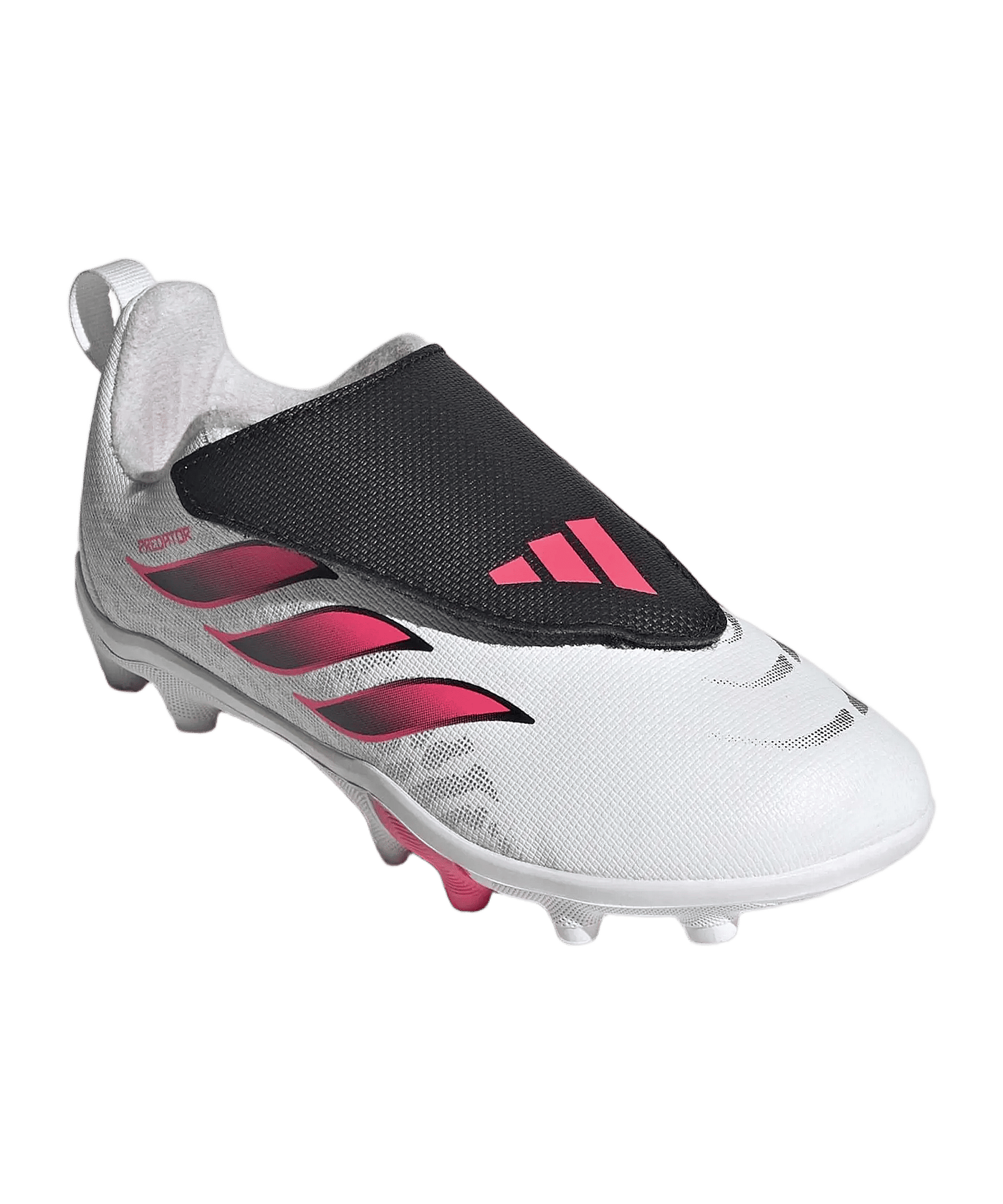 adidas Predator Club Hook and Loop FG/MG Chaos vs Weiß - weiss