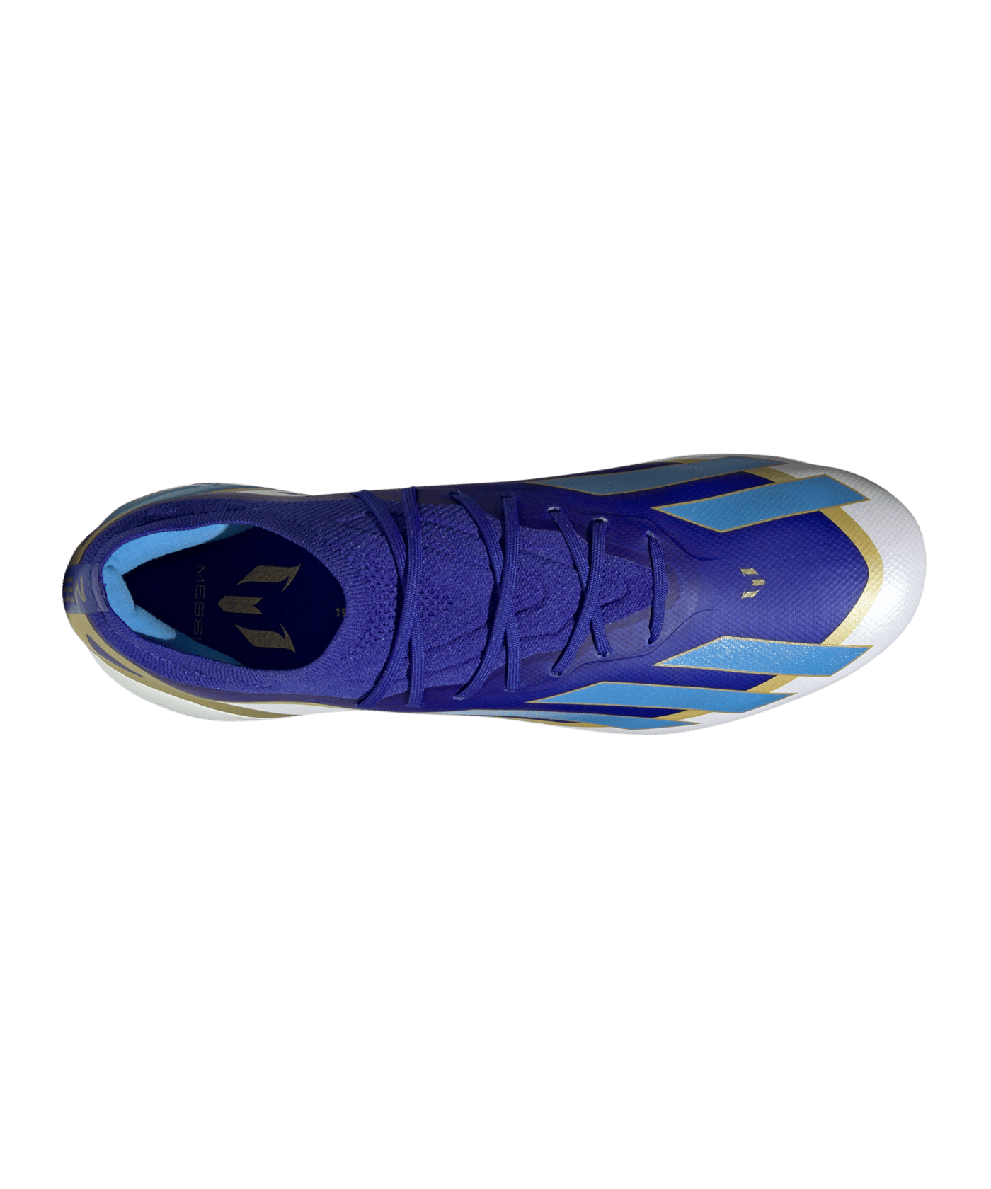 adidas X Crazyfast Elite FG Messi SPARK GEN10S Blau Blau Weiss - blau
