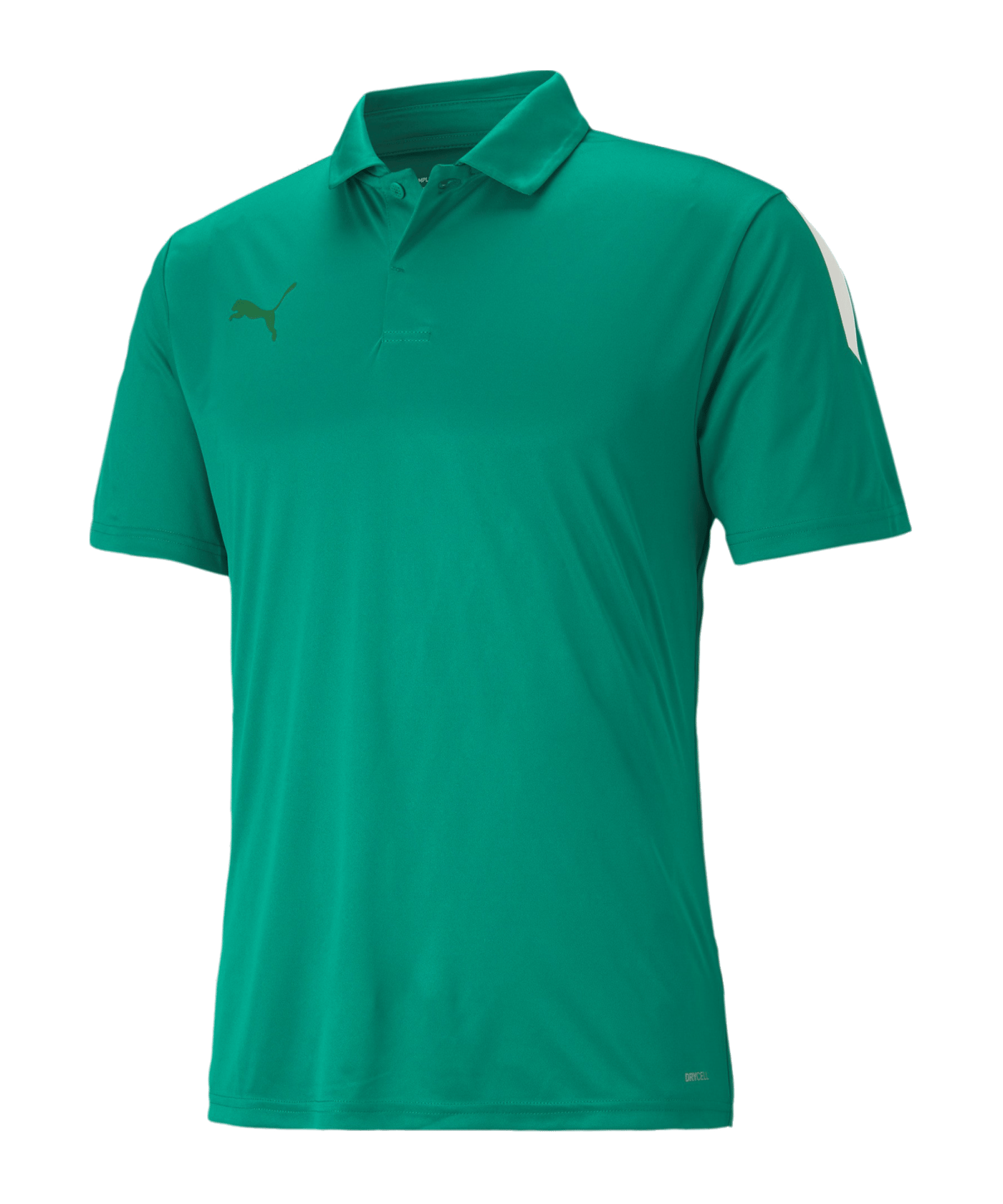 PUMA teamLIGA Sideline Polo Grün Weiss F05 - gruen