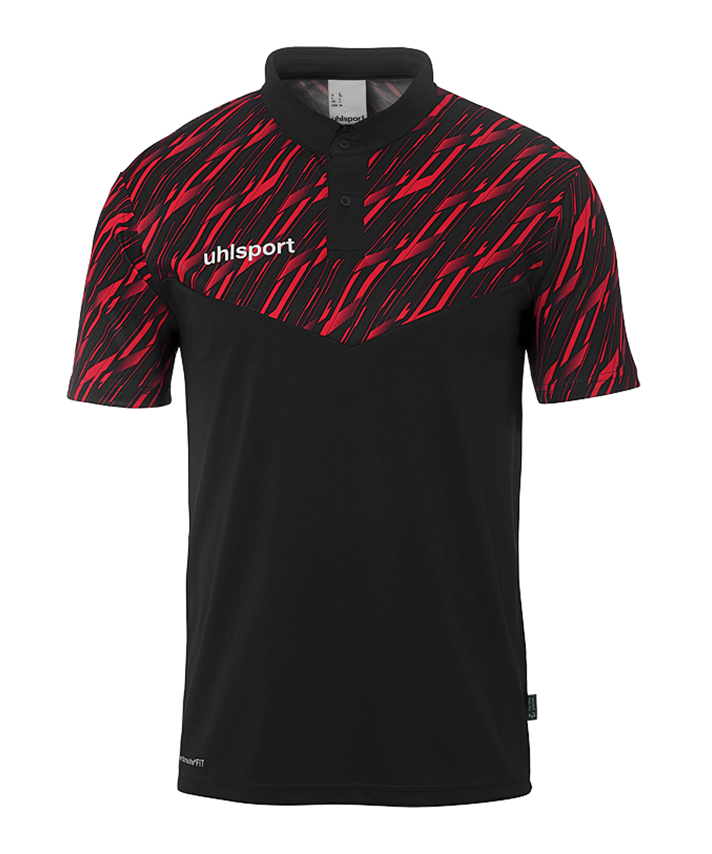 uhlsport Progressive 28 Polo Schwarz F08 - schwarz