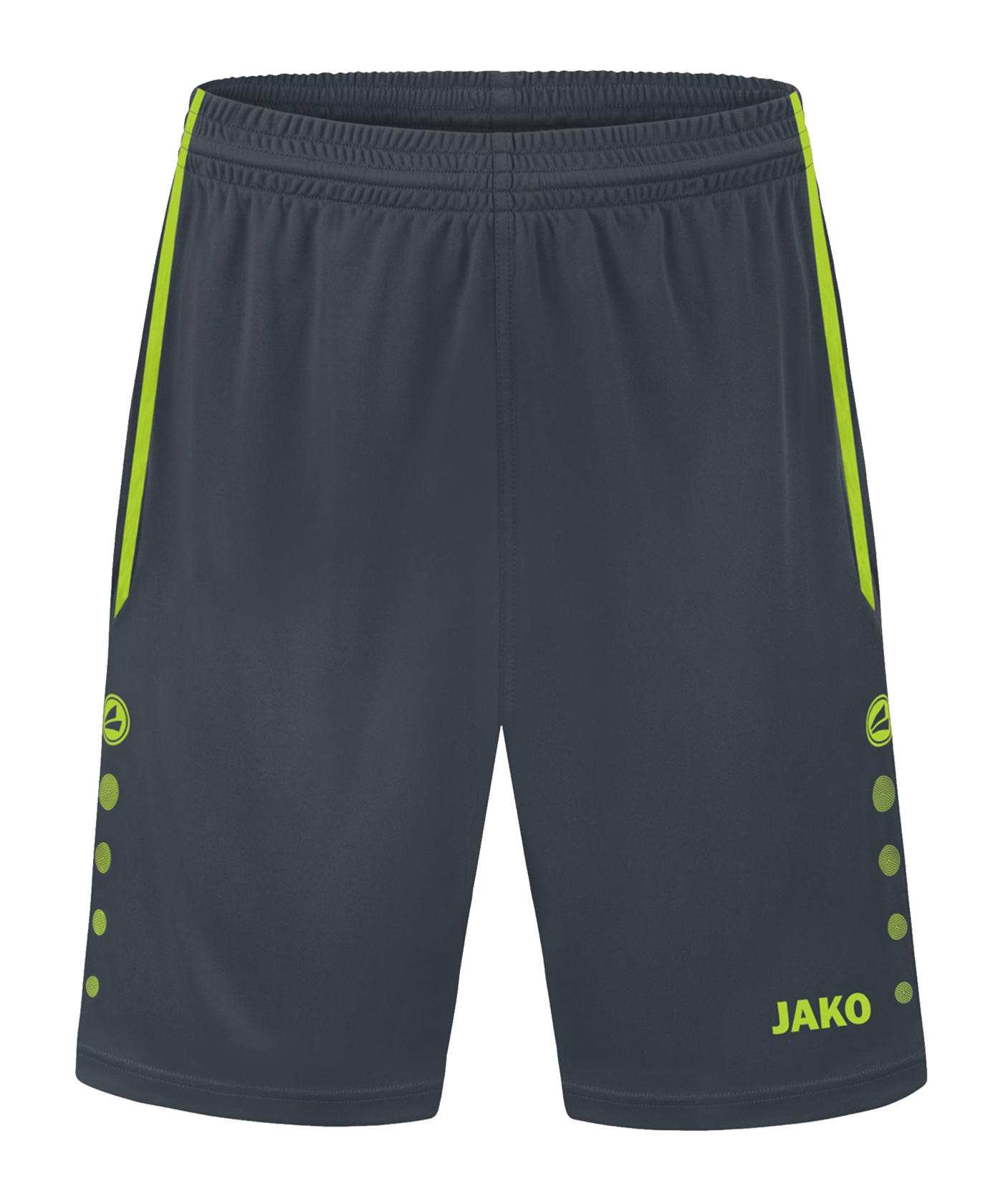 JAKO Allround Trainingsshort Grau Grün F833 - grau