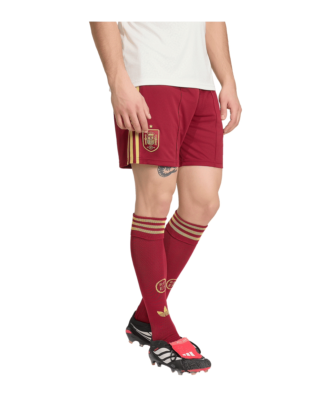adidas FEF Spanien Short Away WM 2026 Rot - rot