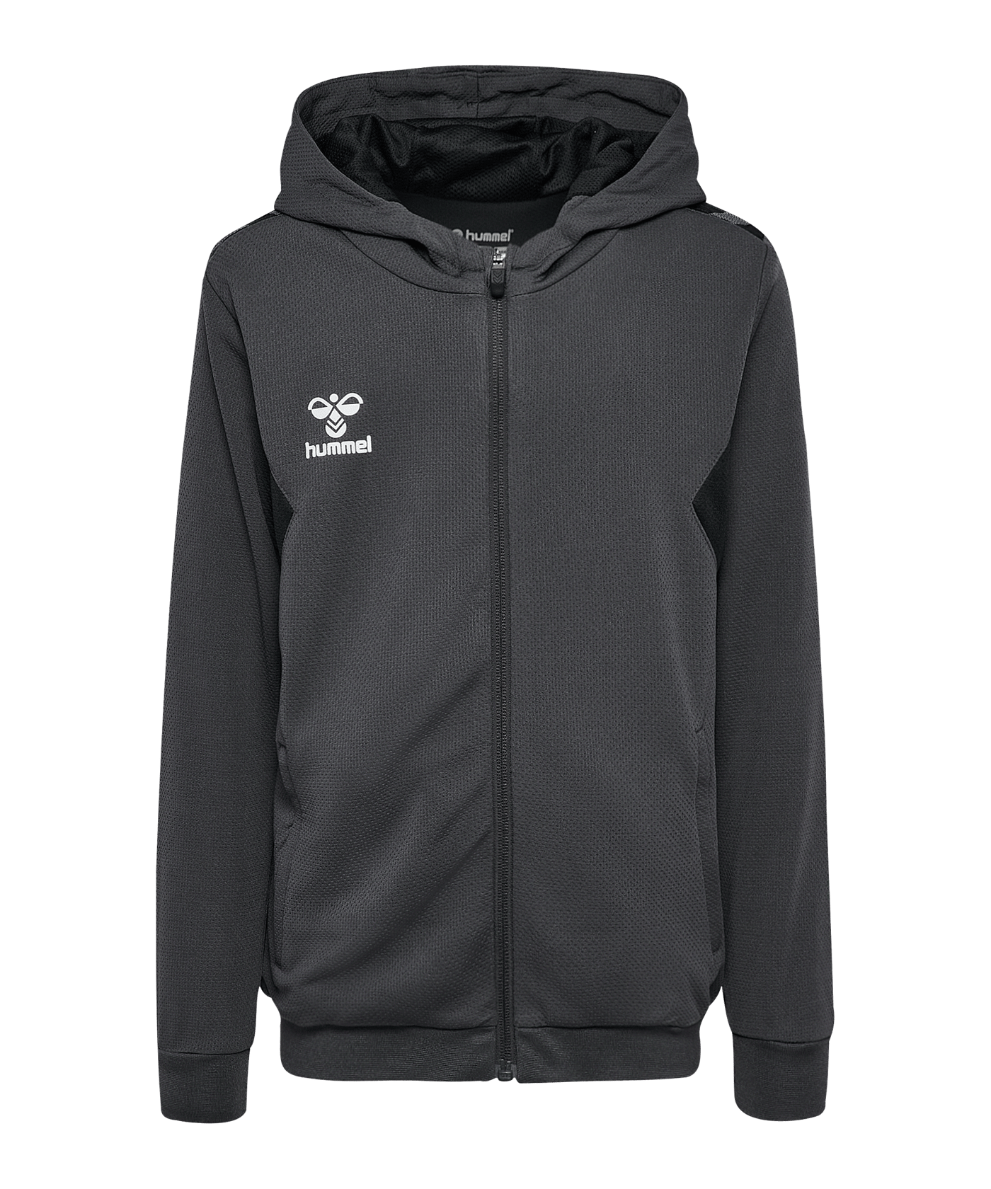 Hummel AUTHENTIC PL Kapuzenjacke Kids Grau F1525 - grau