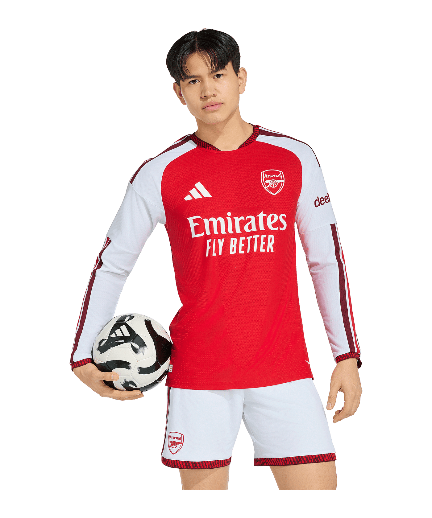 adidas FC Arsenal London Authentic Trikot Langarm Home 2026/2027 Rot - rot