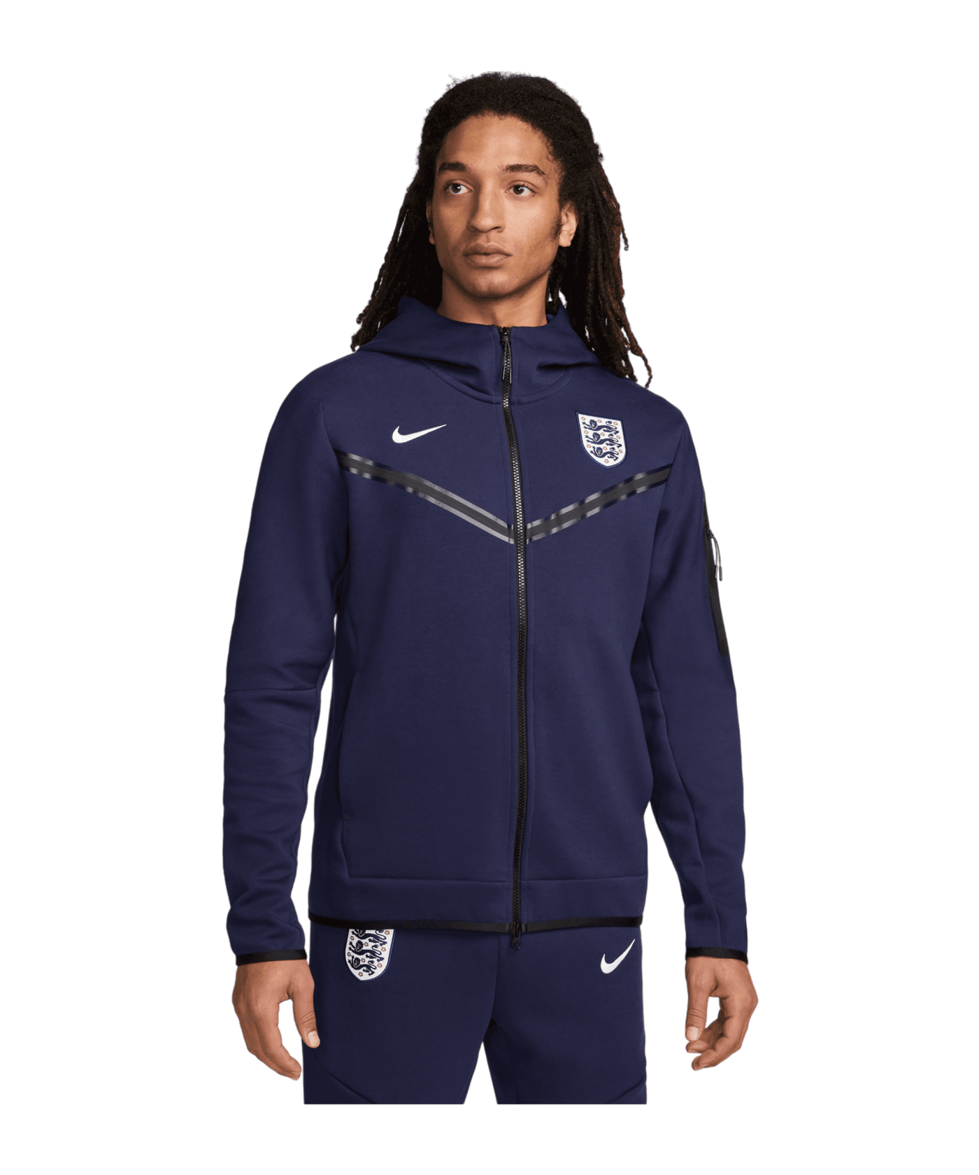 Nike England Tech Kapuzenjacke EM 2024 Lila F555 - lila