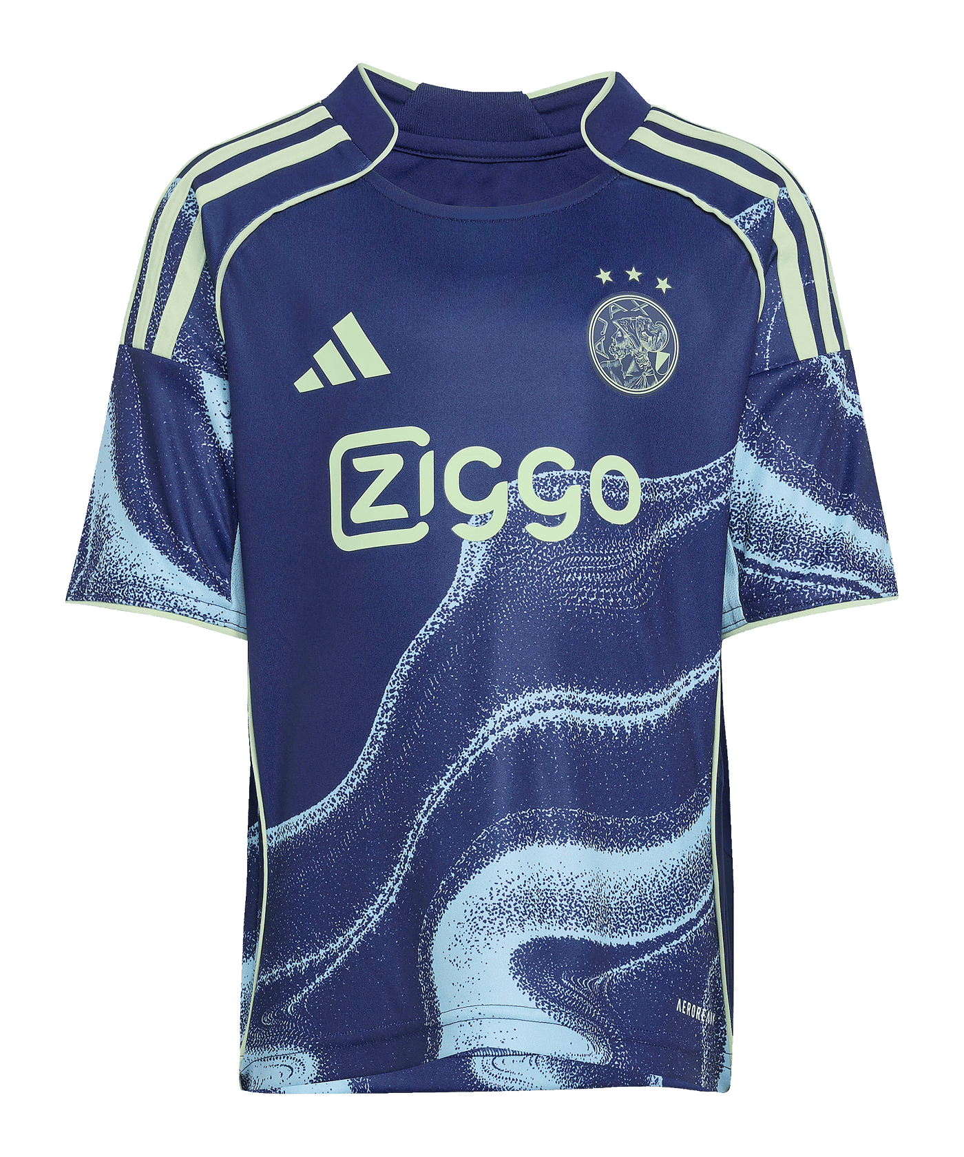 adidas Ajax Amsterdam Trikot Set Away 2025/2026 Kids Blau