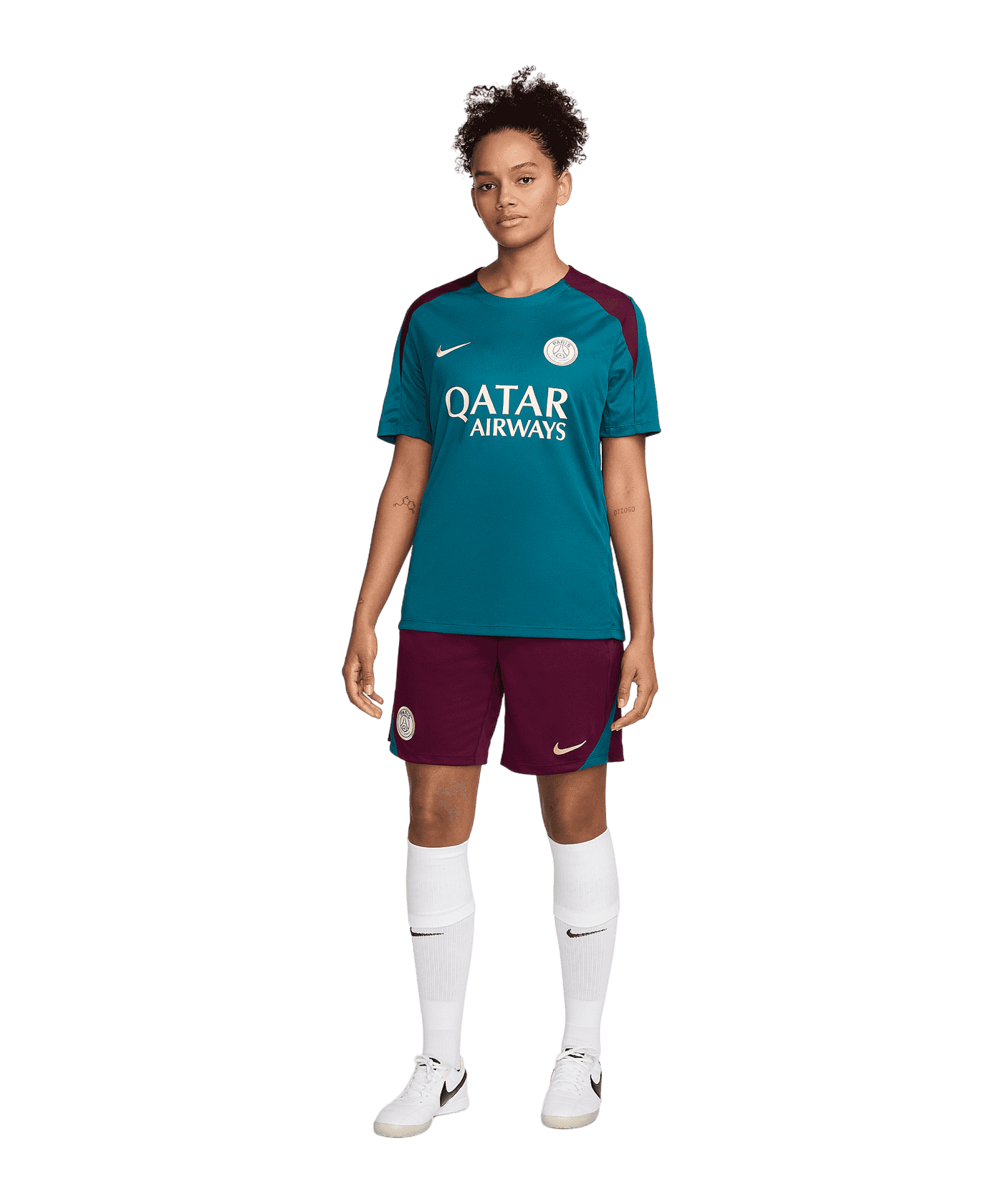 Nike Paris St. Germain Trainingsshirt Grün F382 - gruen