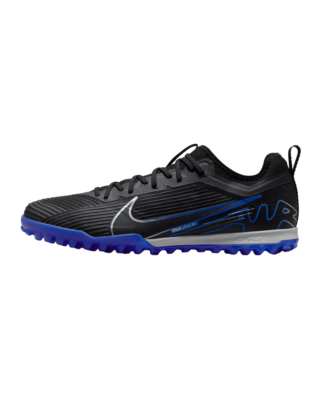Nike Air Zoom Mercurial Vapor XV Pro TF Shadow Schwarz Silber Blau F040 - schwarz
