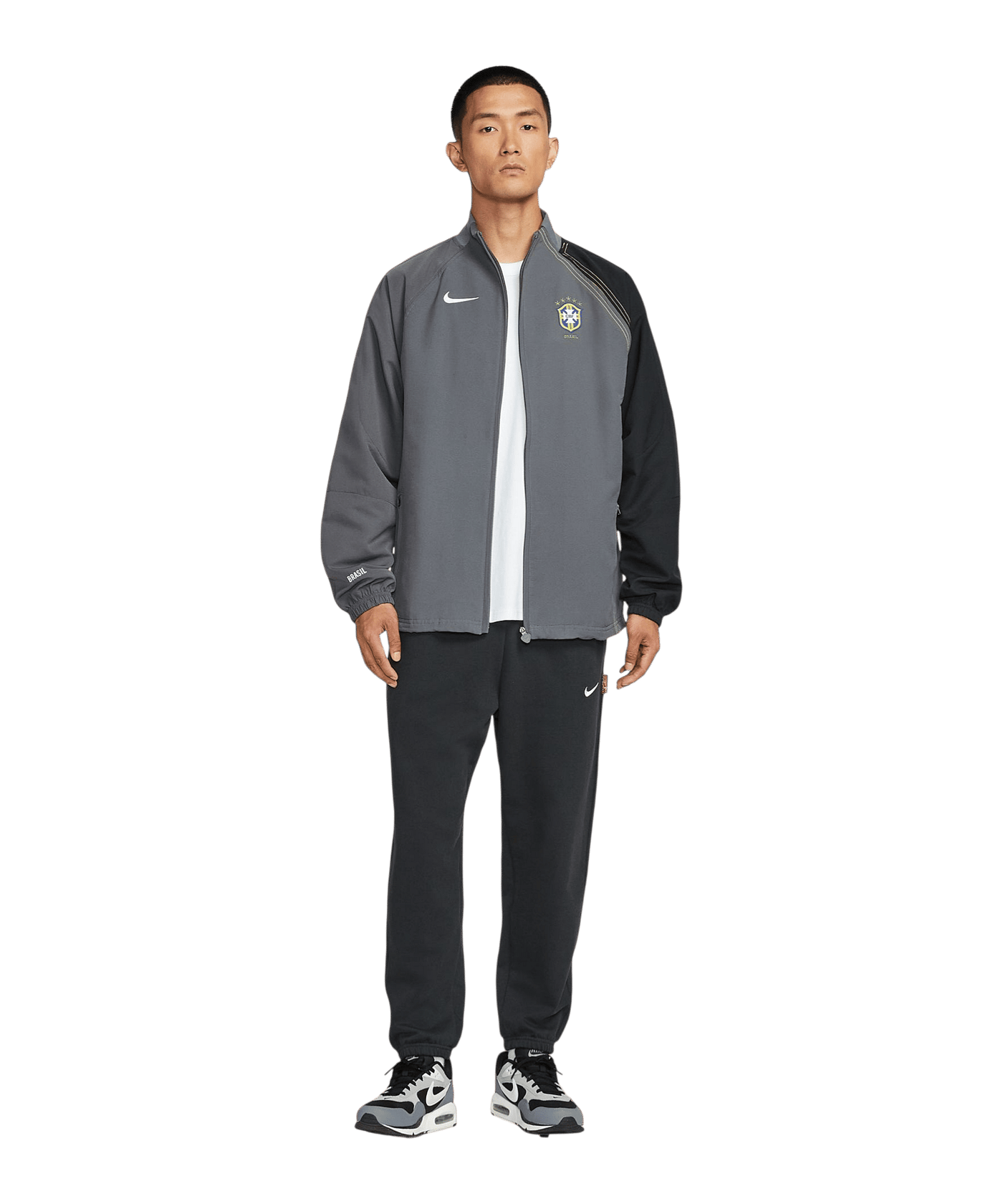 Nike Brazil Reissue 2004 Jacke Grau F021 - grau