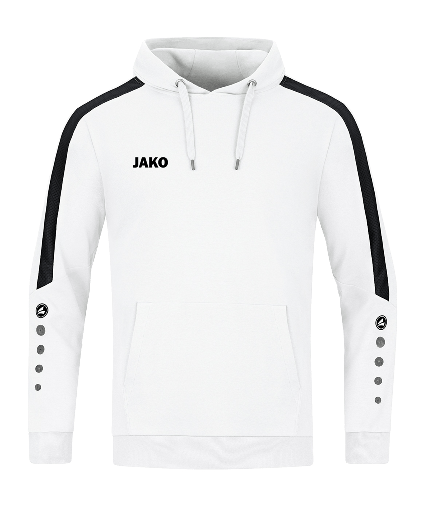 JAKO Power Hoody Damen Weiss Schwarz F000 - weiss
