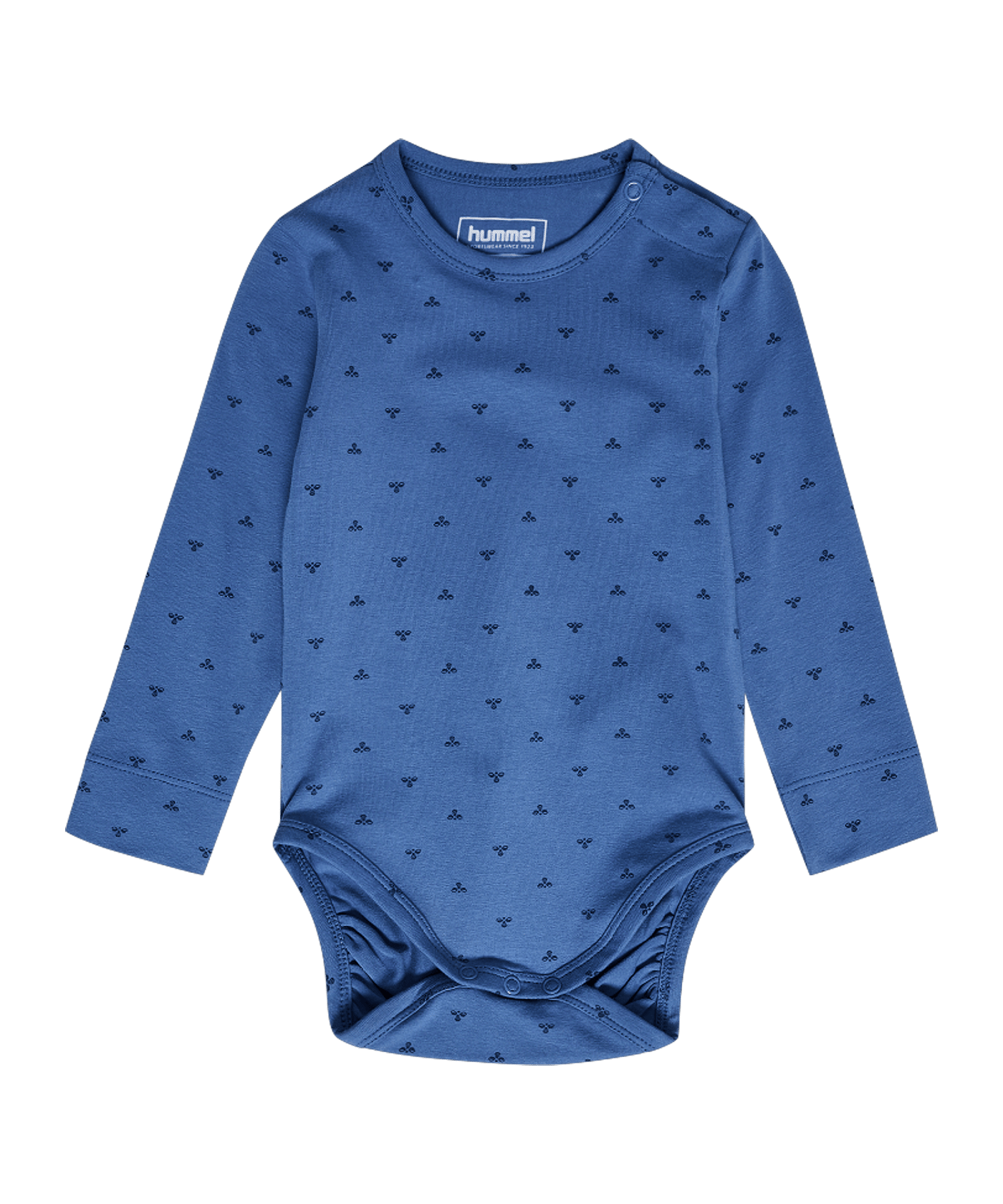 Hummel Mini Bee Aop Body L/S Anzug Kids Blau F7379 - blau