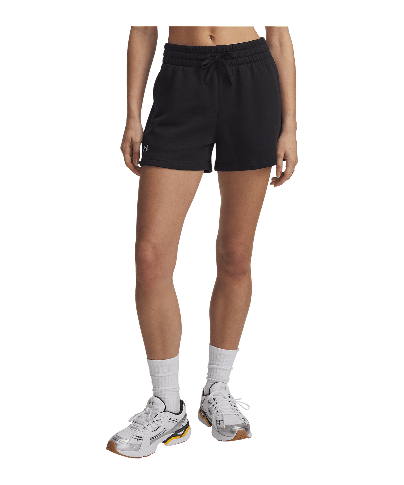 Under Armour Rival Fleece Short Damen Schwarz F001 - schwarz