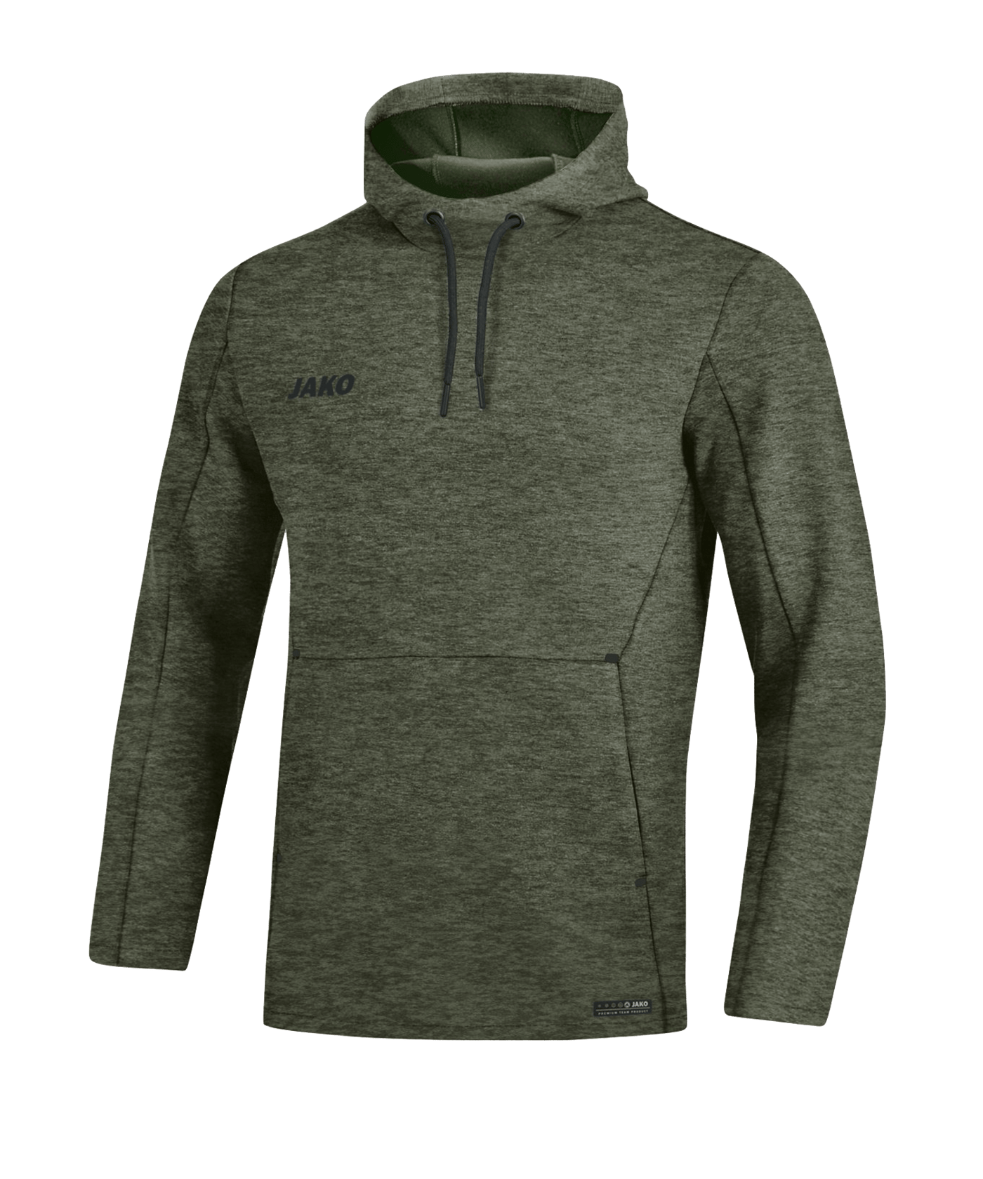 Jako Premium Basic Kapuzensweatshirt Khaki F28 - braun