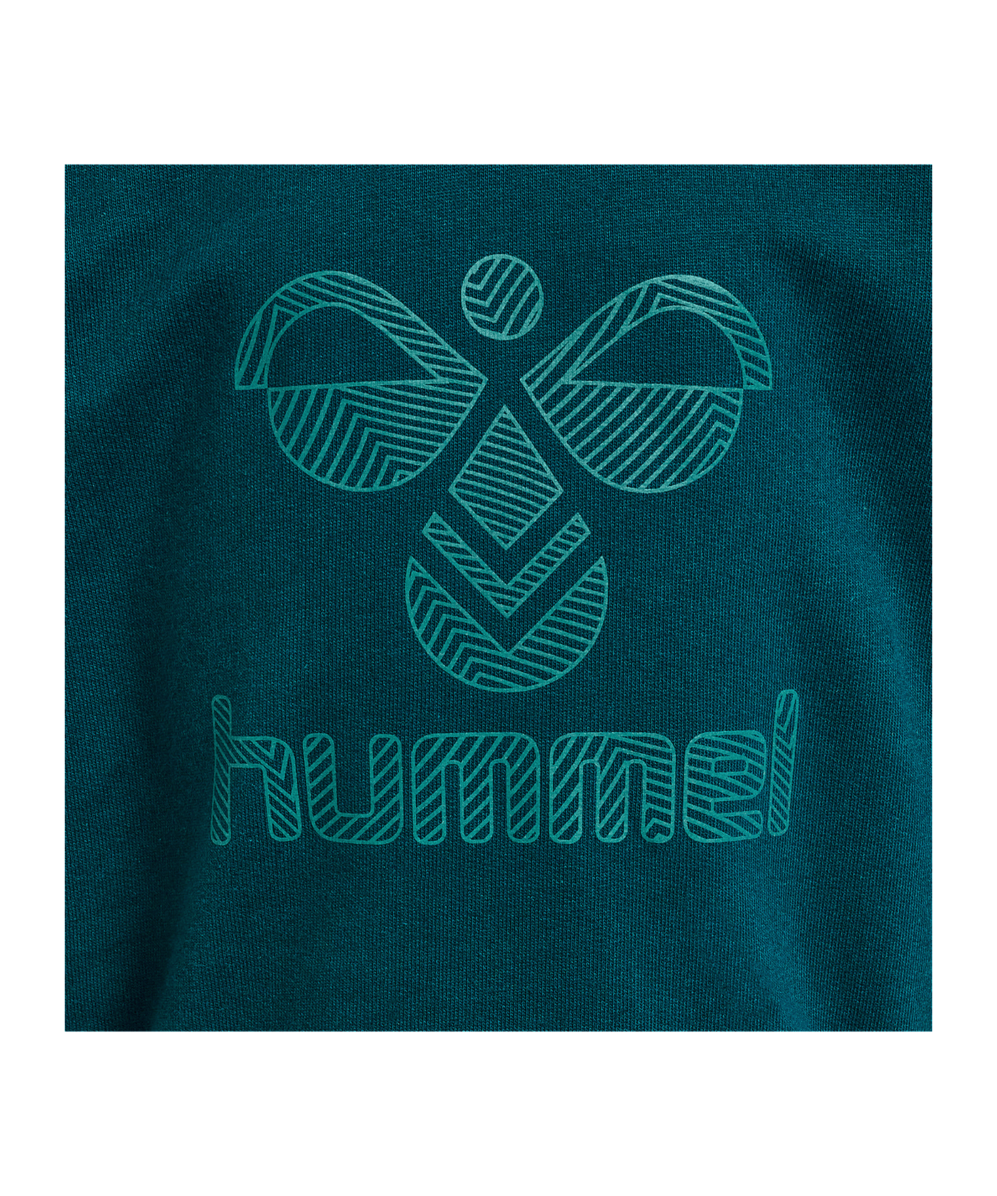 Hummel Fastwo Lime Sweatshirt Kids Blau F6470 - blau