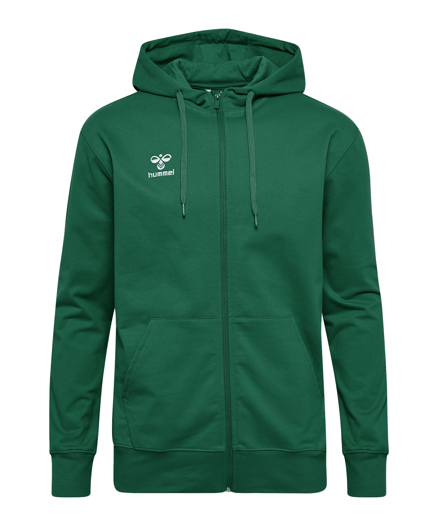 Hummel GO 2.0 Kapuzenjacke Grün F6140 - gruen