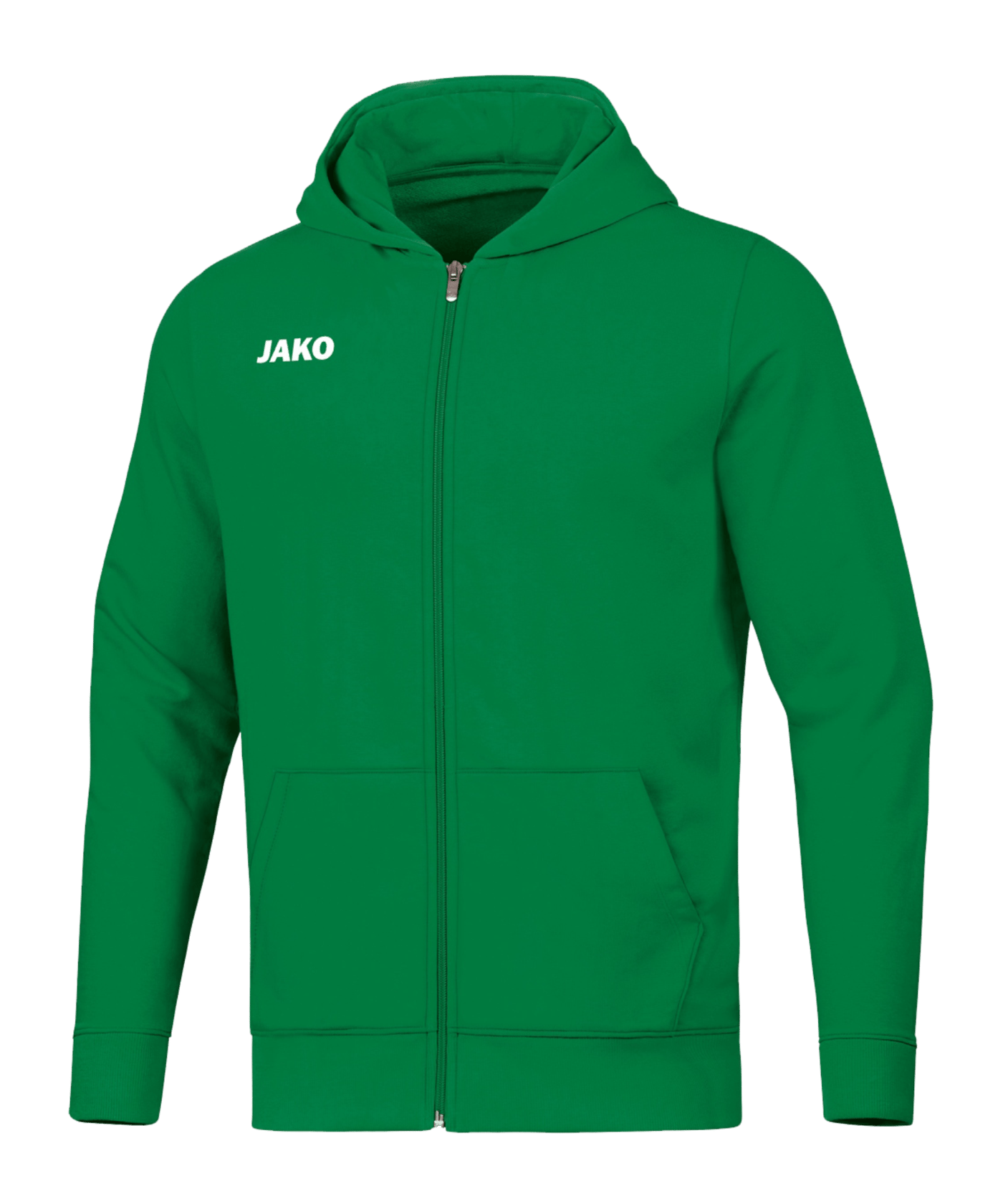 JAKO Base Kapuzenjacke Kids Grün F06 - gruen