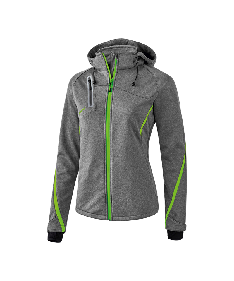 Erima Softshell Jacke Active Wear Damen Grau - grau