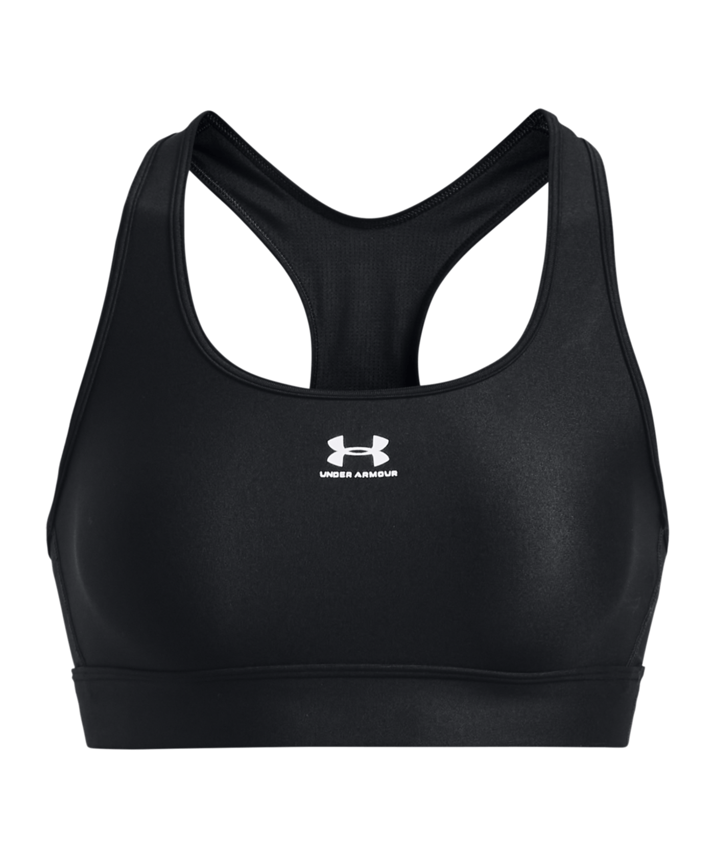 Under Armour HG Mid Padless Sport-BH Damen F002 - schwarz