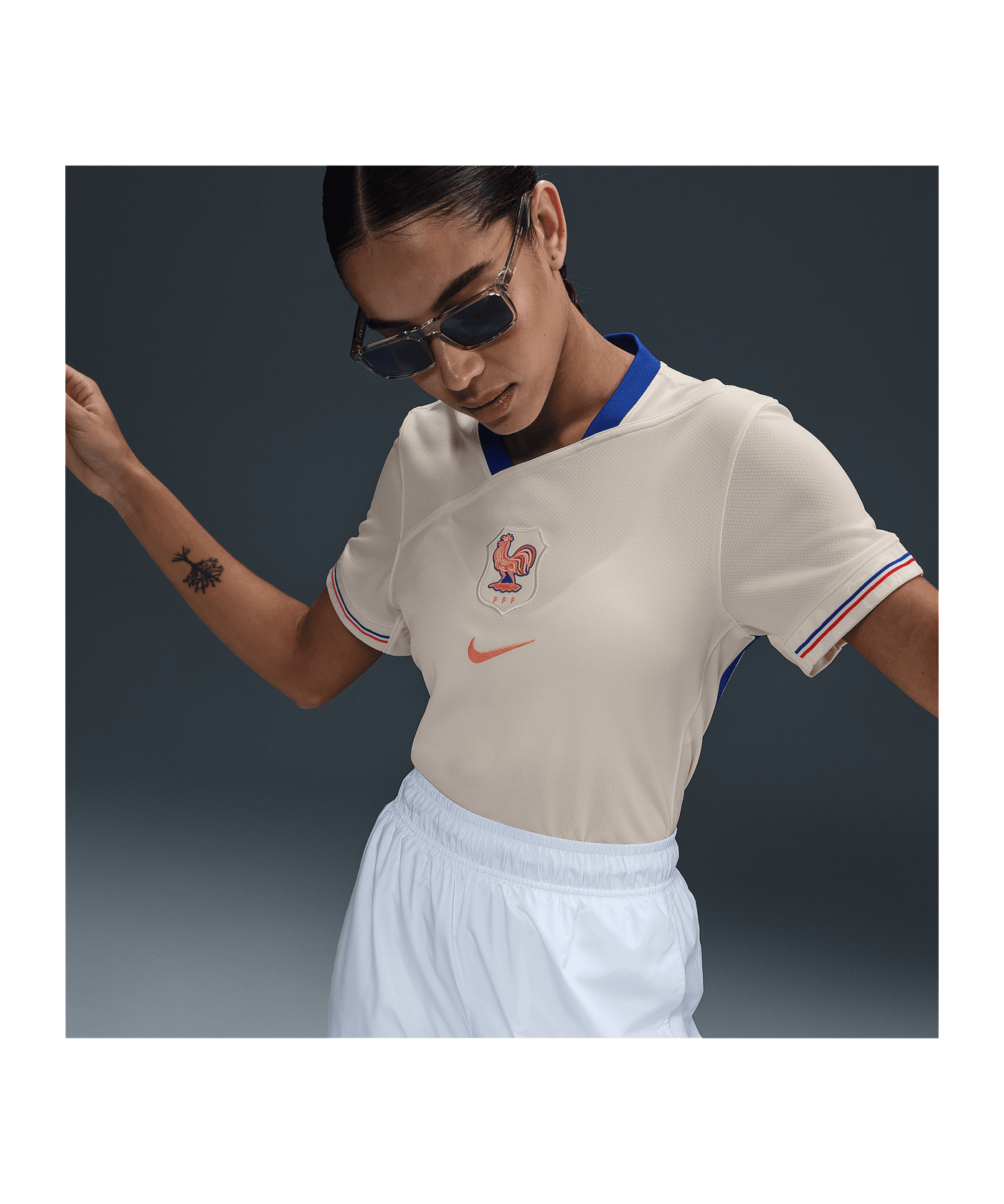 Nike France Trikot Away 2025 Damen Beige F110 - beige