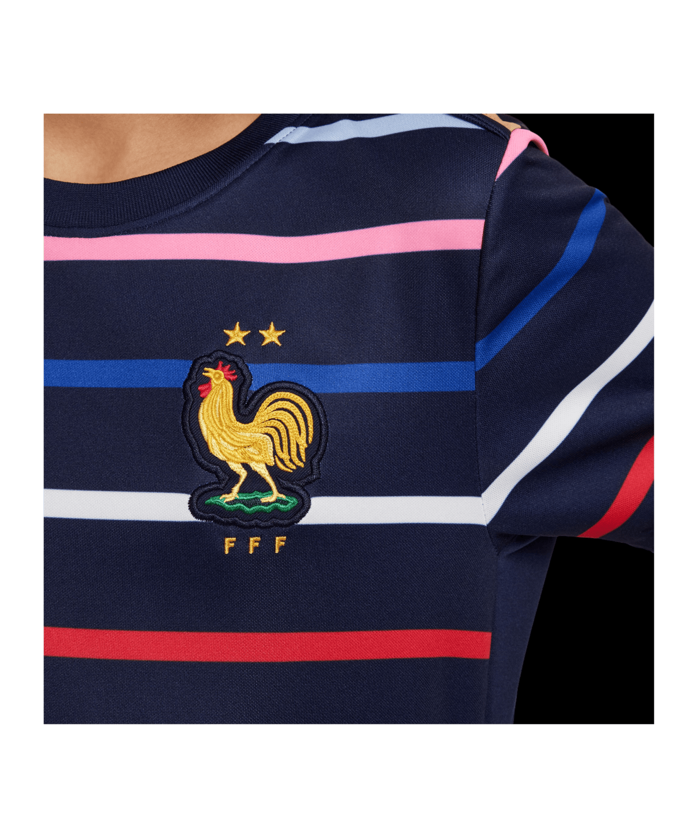 Nike Frankreich Prematch Shirt EM 2024 Kids Blau F499 - blau