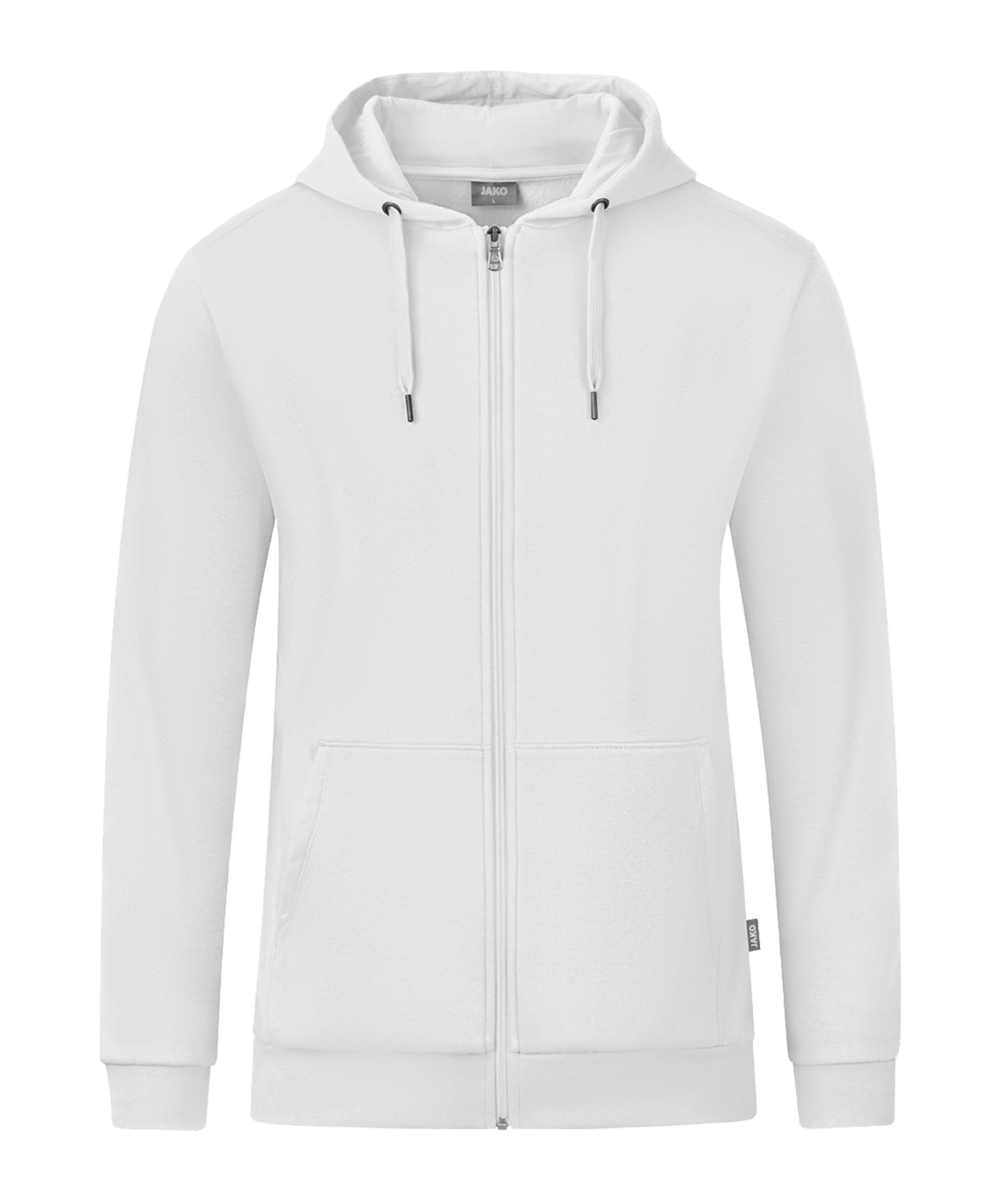Jako Organic Kapuzenjacke Weiss F000 - weiss