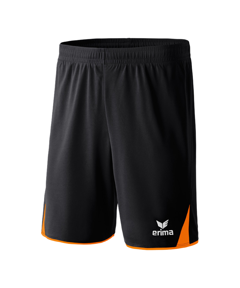 Erima 5-Cubes Short Kids Schwarz Orange - schwarz