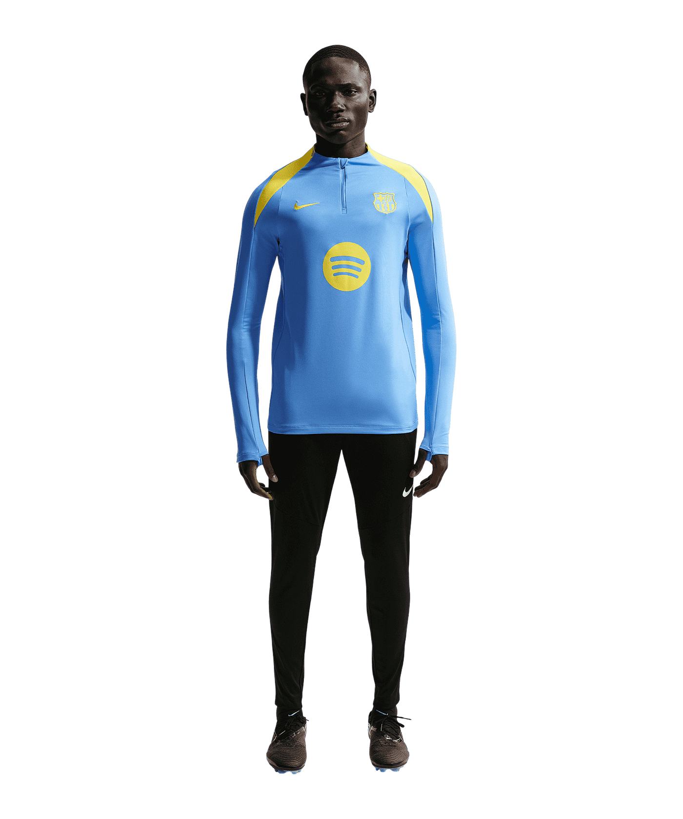 Nike FC Barcelona Strike Drill Top Sweatshirt Blau F413 - blau