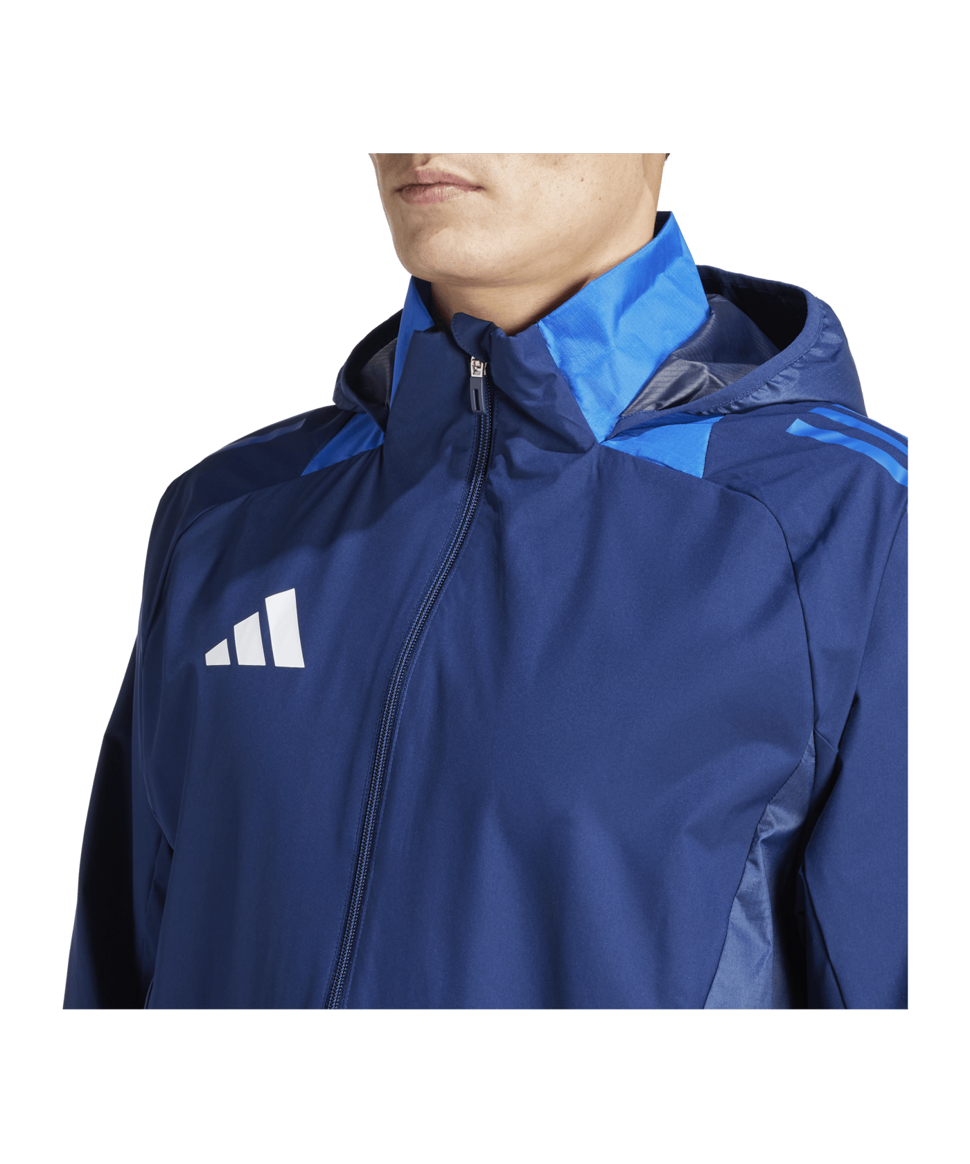 adidas Tiro 24 Competition Allwetterjacke Blau - blau