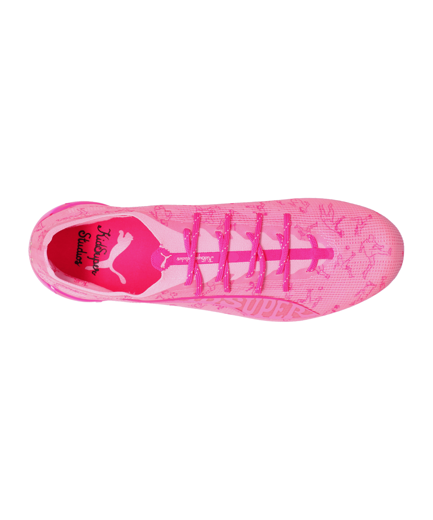 PUMA ULTRA 5 Ultimate X Kidsuper FG Rosa F01 - rosa