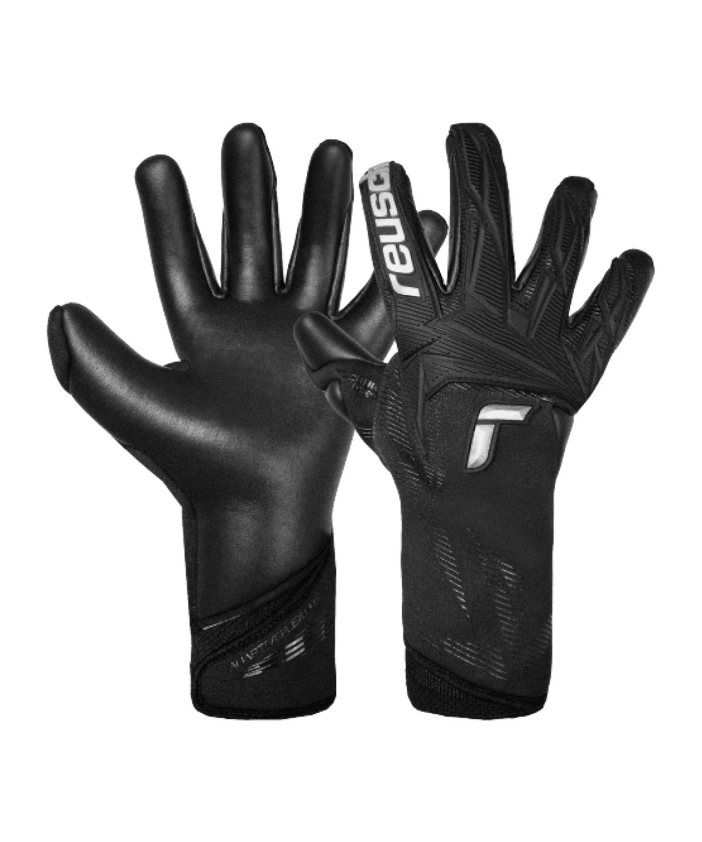 Reusch Attrakt Duo Strapless Torwarthandschuhe Schwarz - schwarz