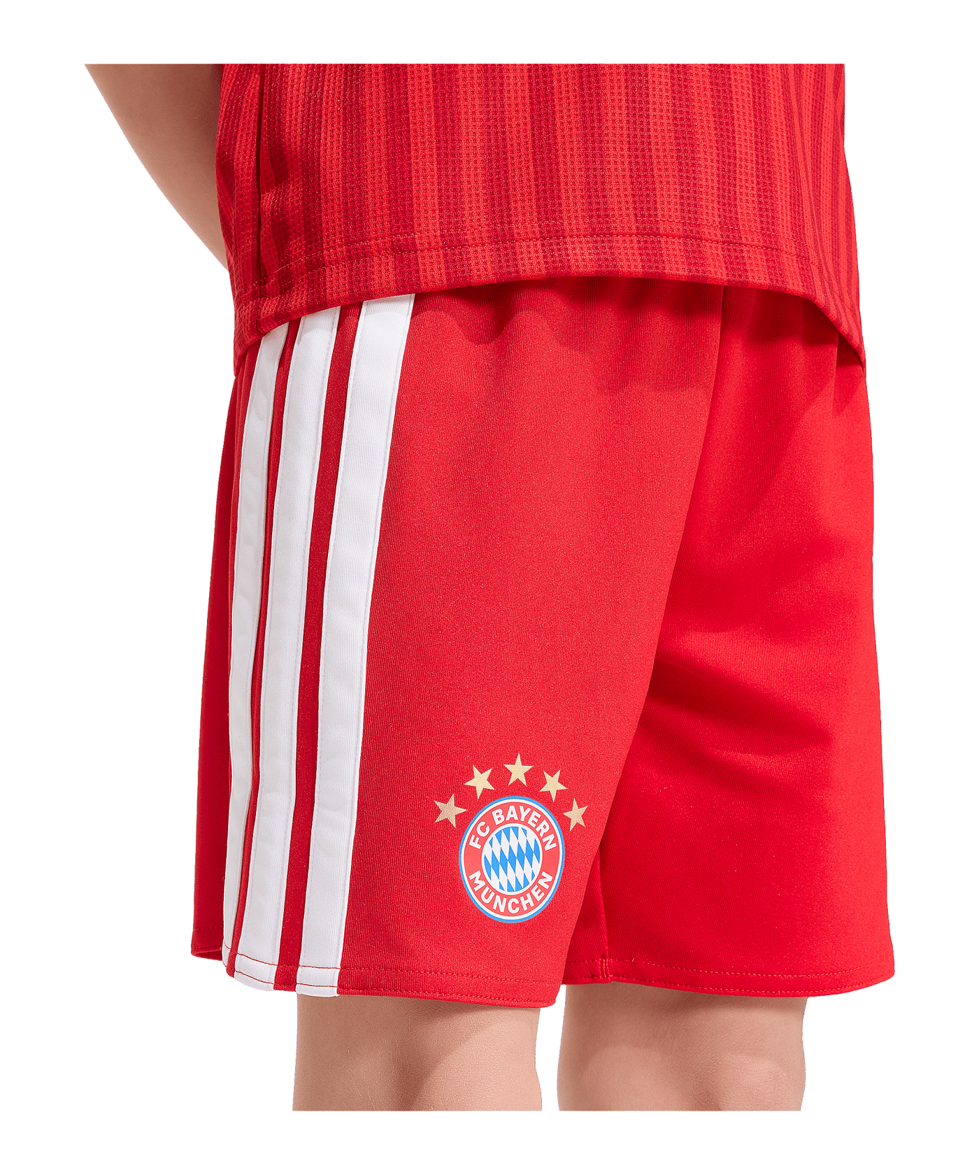 adidas FC Bayern München Trikot Set Home 2026/2027 Kids Rot - rot