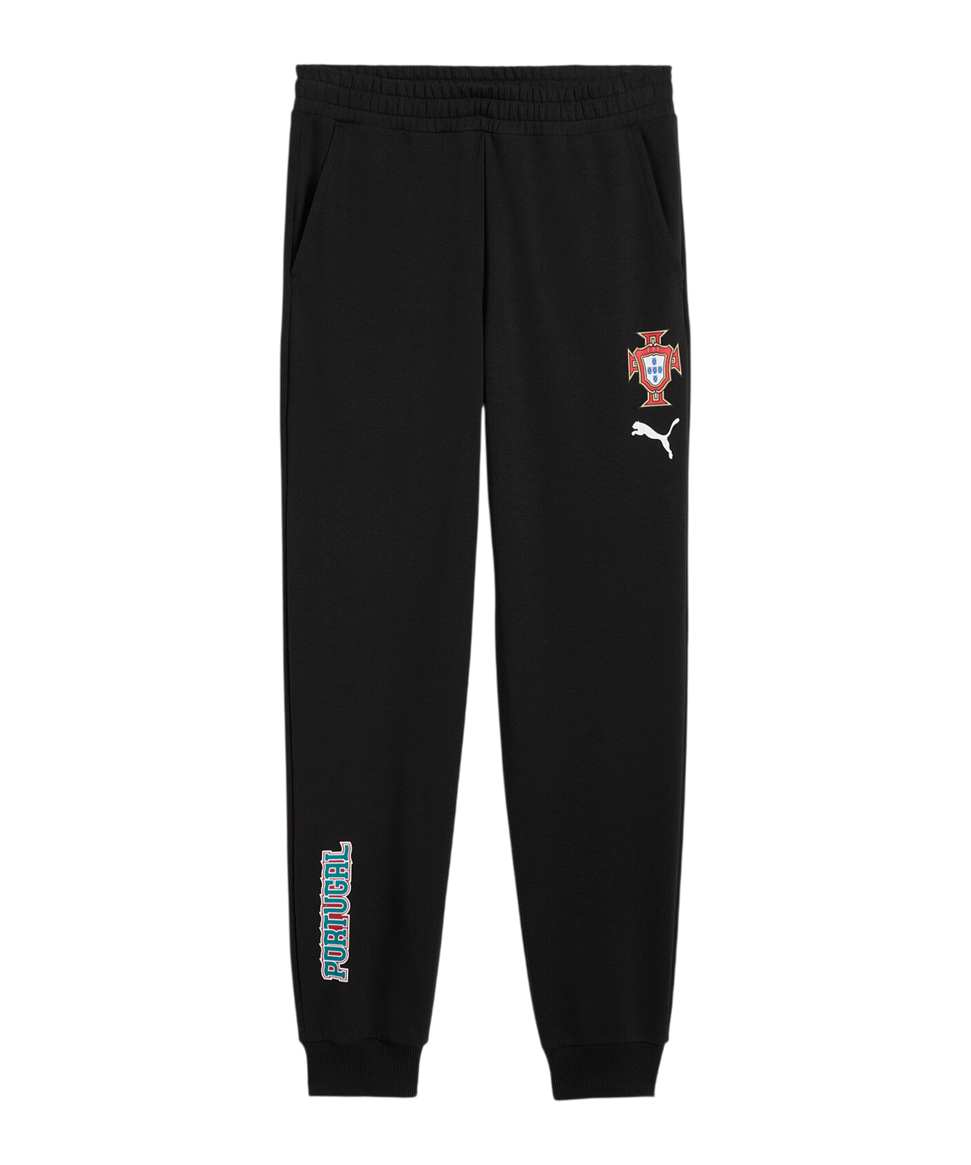 PUMA FPF Portugal FtblCulture Jogginghose Schwarz F28 - schwarz