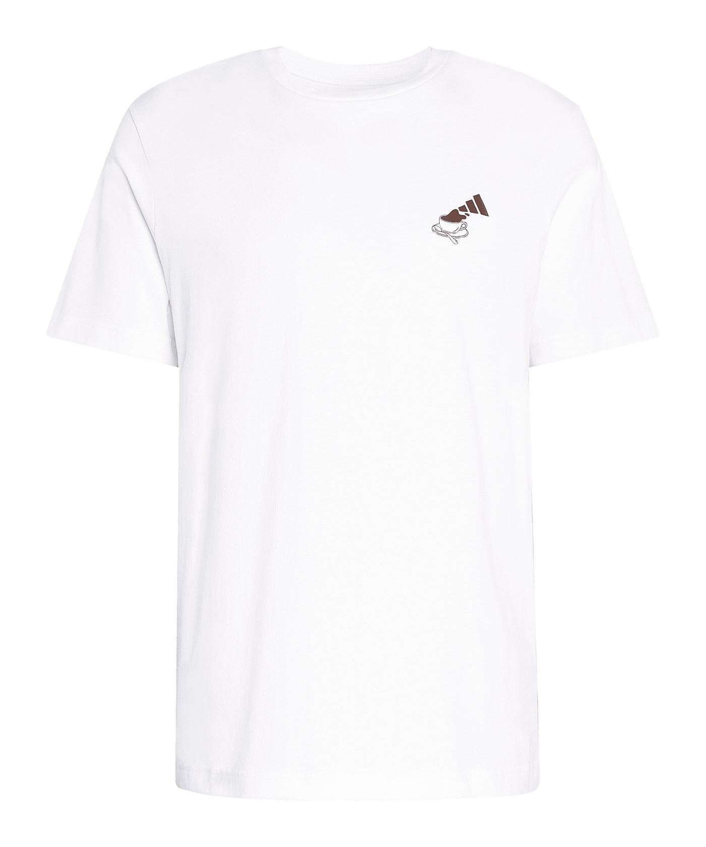 adidas Coffee Cafe Cheesecake T-Shirt Weiß White - weiss
