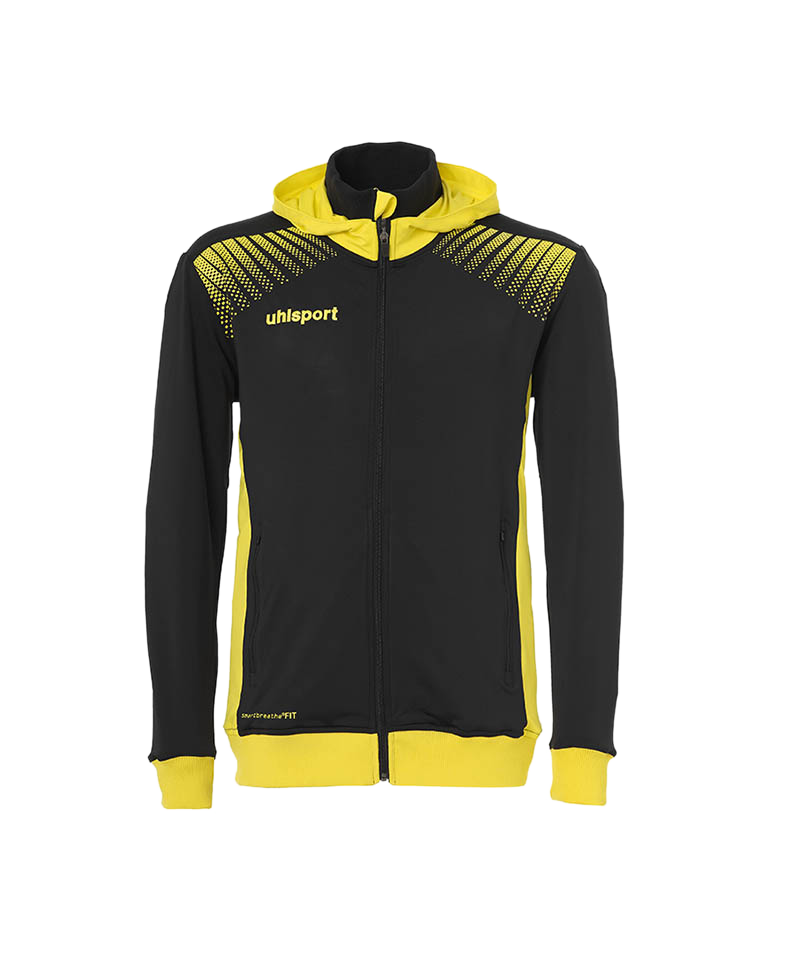Uhlsport Goal Tec Kapuzenjacke Schwarz Gelb F08 - schwarz