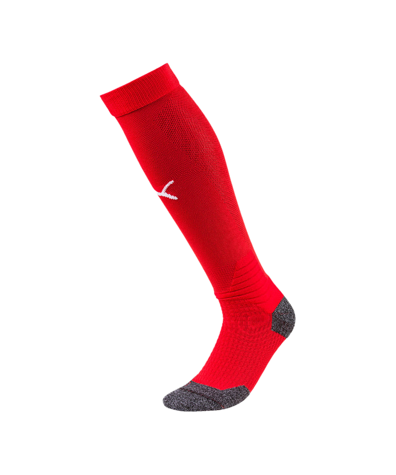 PUMA LIGA Socks Stutzenstrumpf Rot Weiss F01 - rot