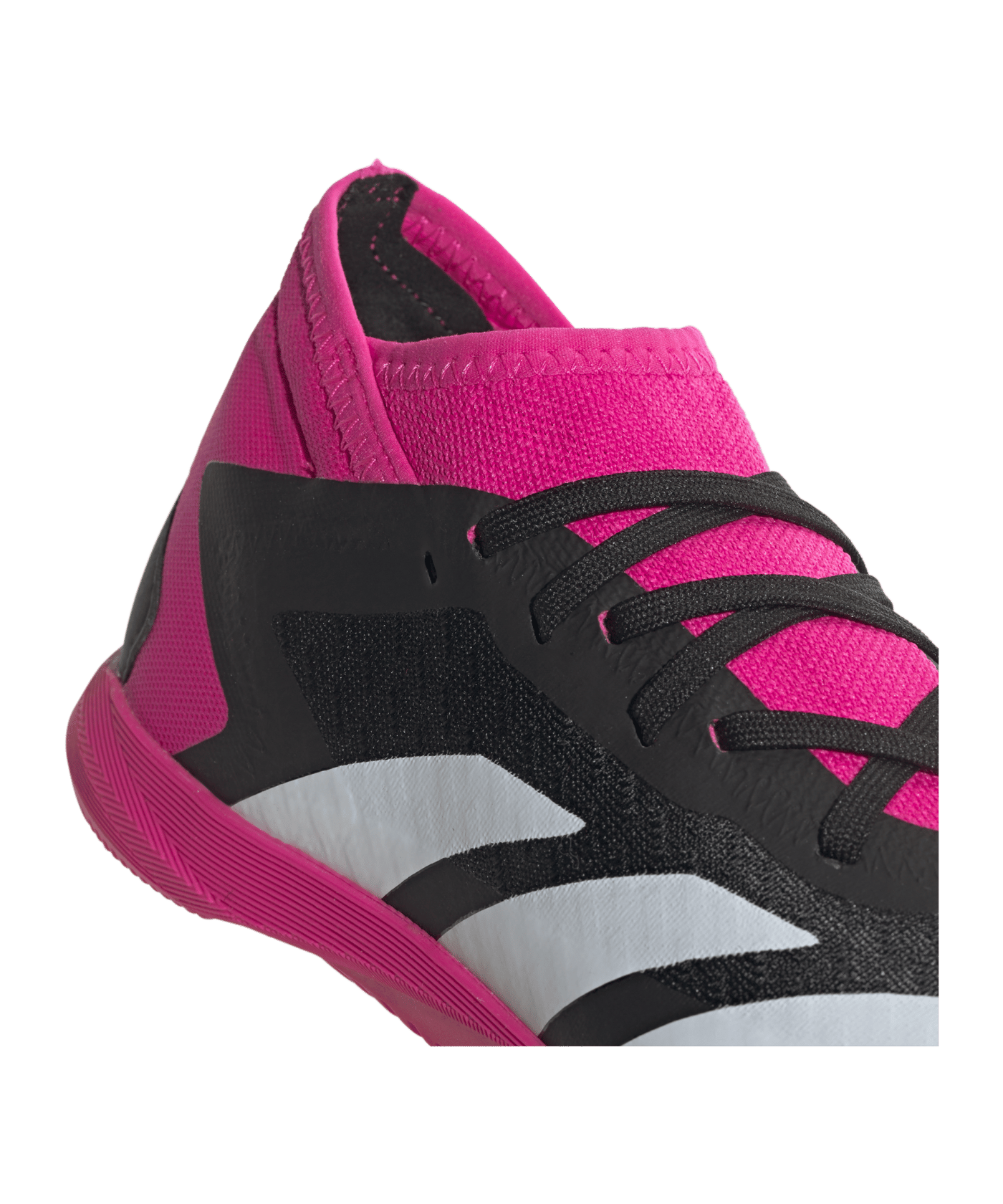 adidas Predator Accuracy.3 IN Halle Own Your Football Kids Schwarz Weiss Pink - schwarz