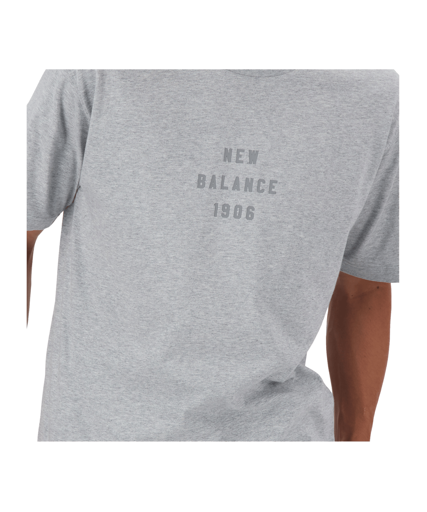 New Balance Iconic Collegiate Graphic T-Shirt FAG - grau