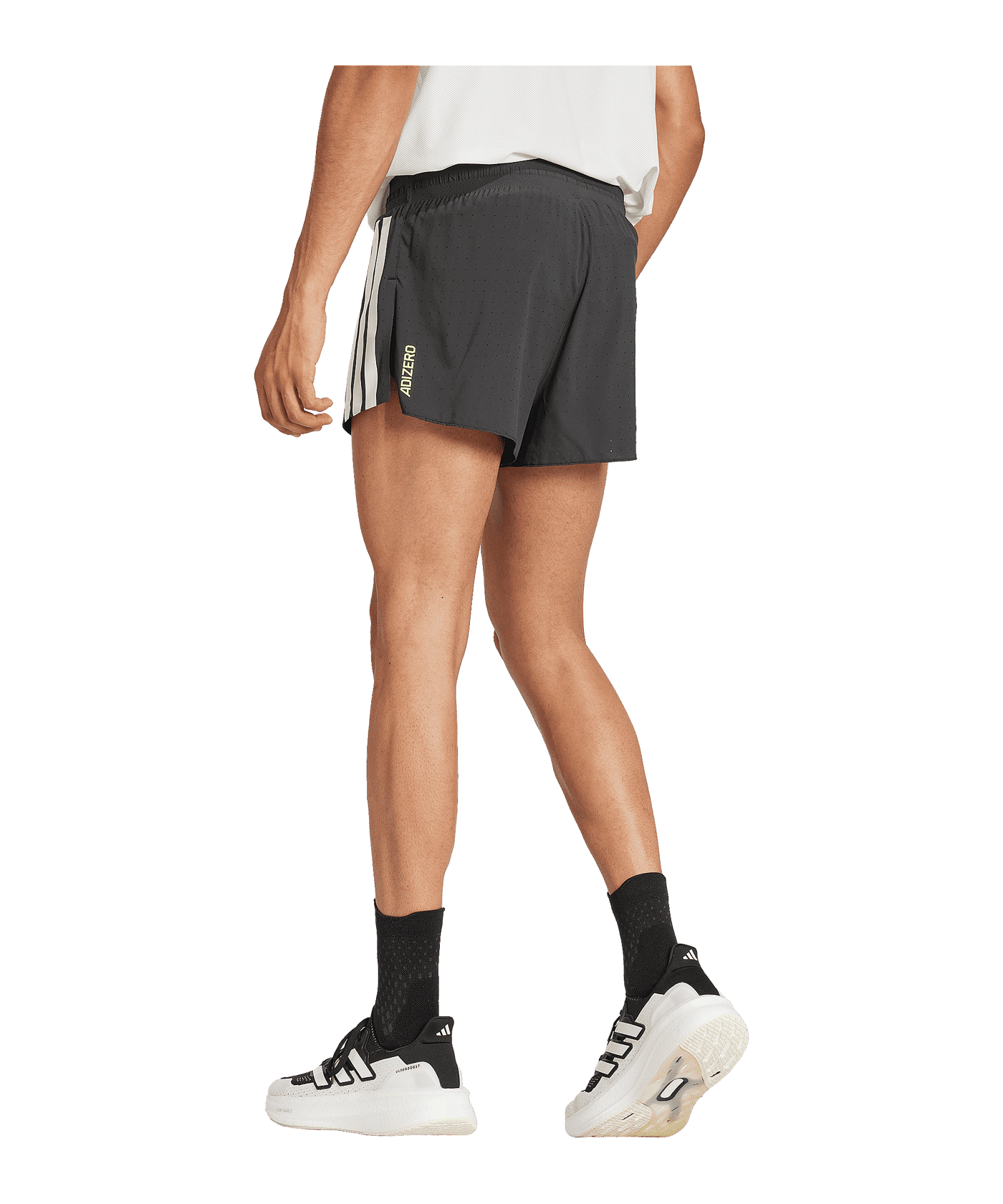 adidas Adizero Laufshort Schwarz - schwarz