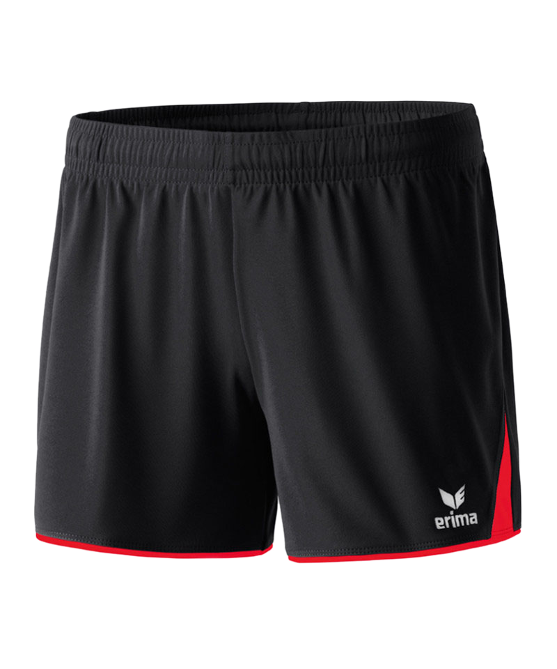 Erima 5-Cubes Short Damen Schwarz Rot - schwarz