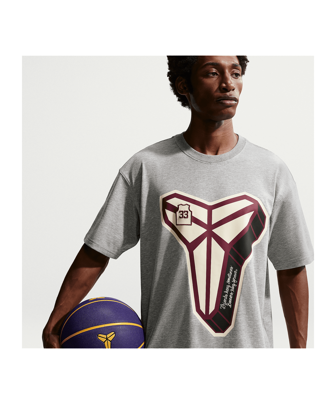 Nike Kobe Bryant M90 SC T-Shirt Grau F063 - grau