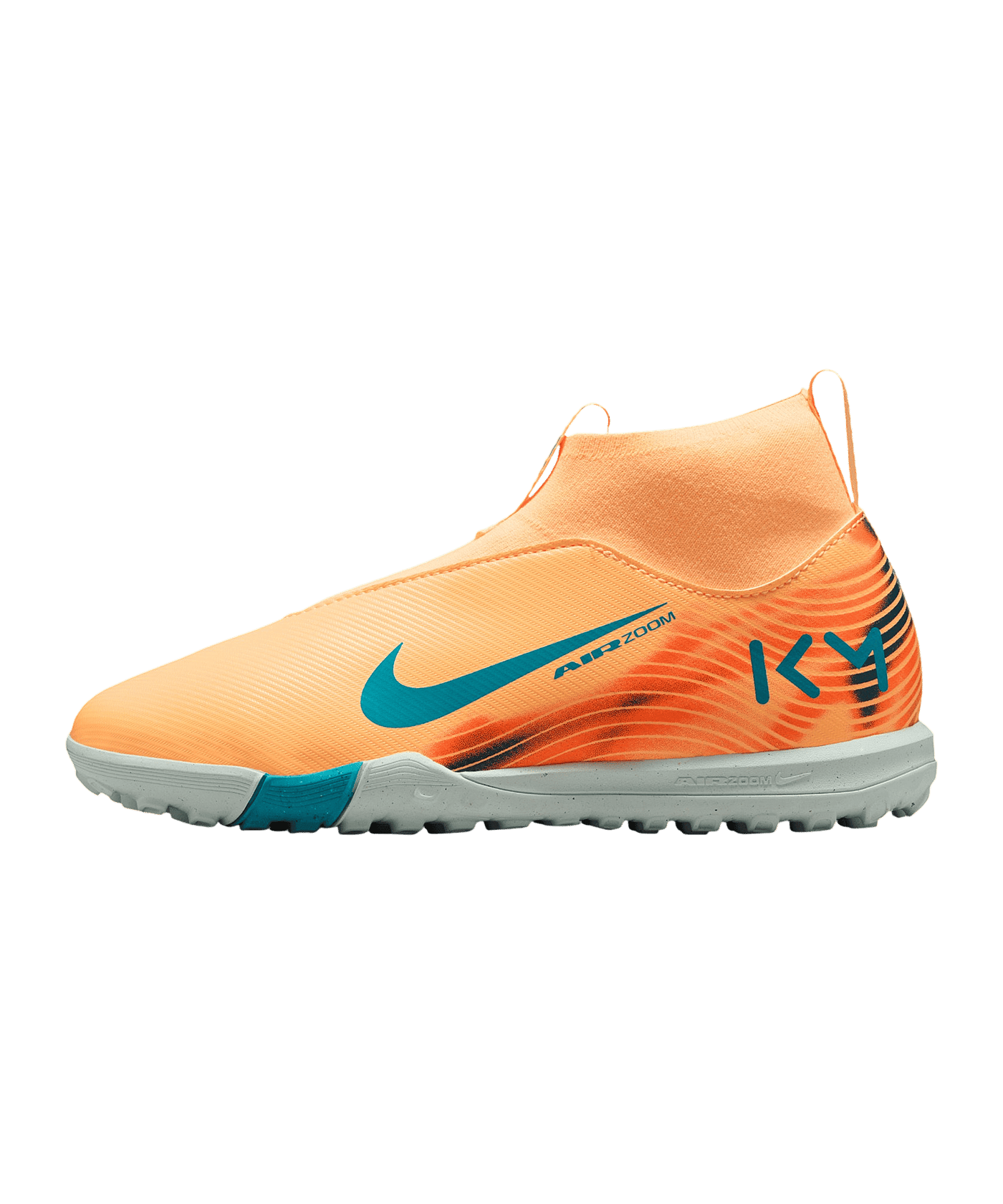 Nike Jr Air Zoom Mercurial Superfly X Academy TF Kylian Mbappe Signature Kids Orange F801 - orange