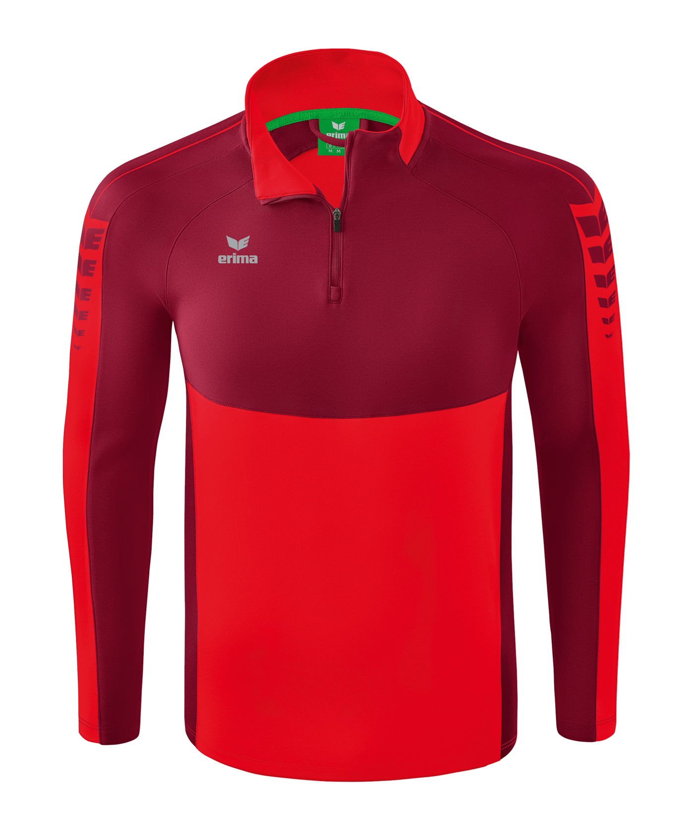 Erima SIX WINGS HalfZip Sweatshirt Rot - rot