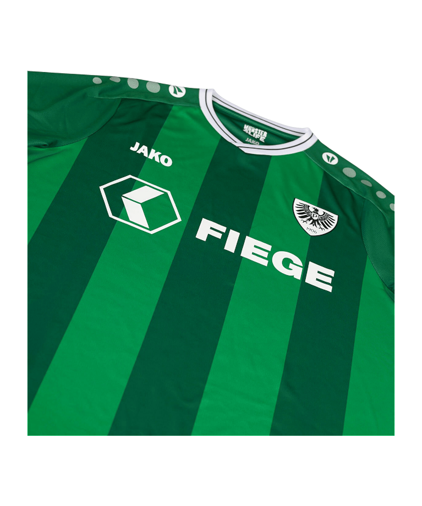 JAKO Preußen Münster Trikot Home 2025/2026 Grün - gruen