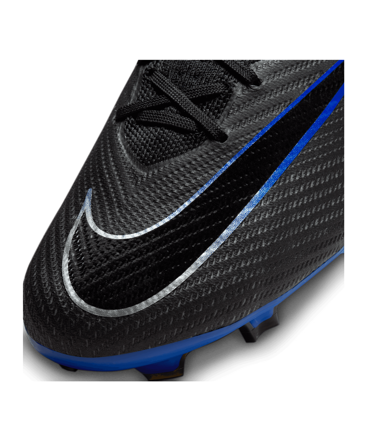 Nike Air Zoom Mercurial Vapor XV Elite FG Shadow Schwarz Silber Blau F040 - schwarz