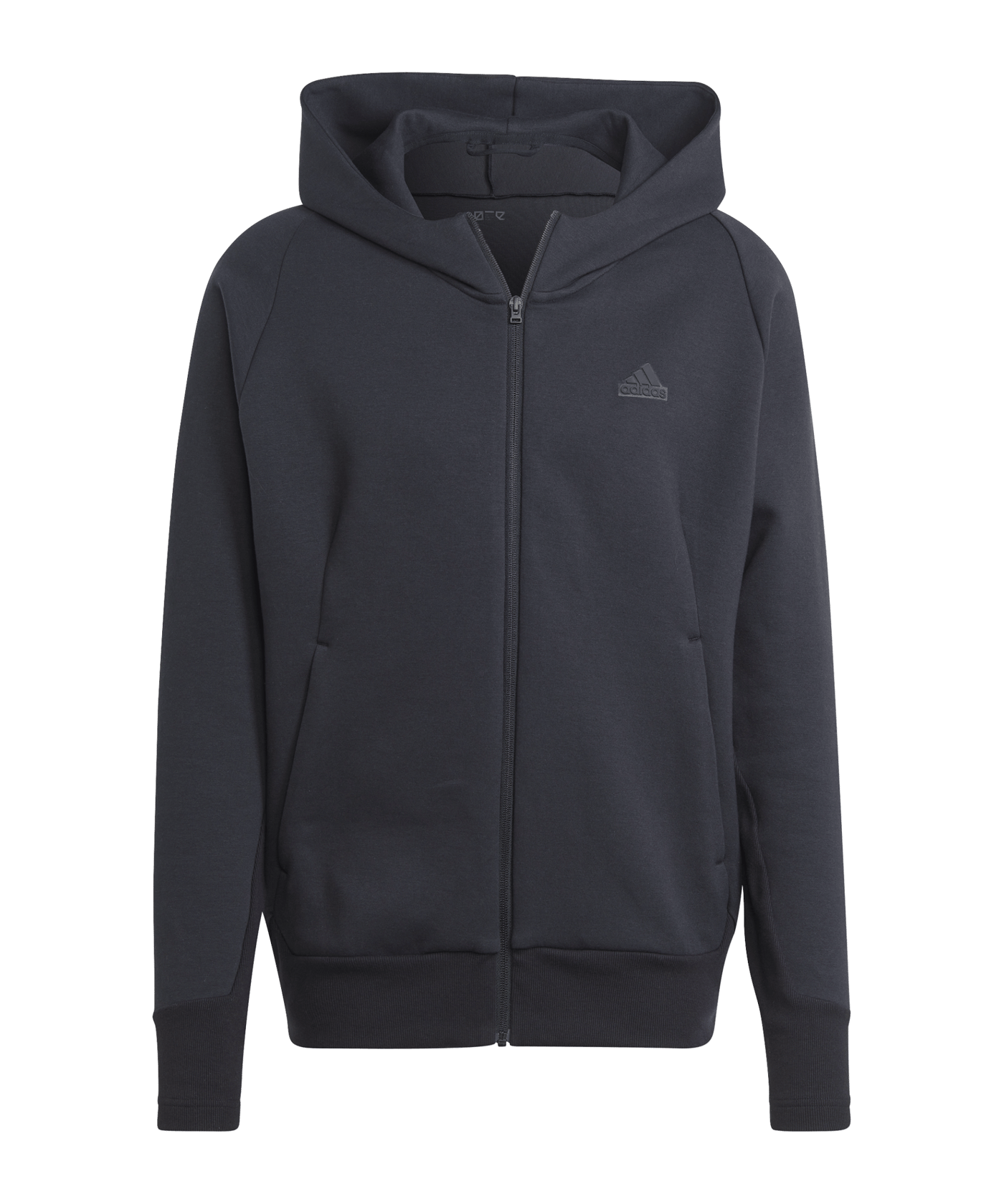 adidas ZNE Tracktop Kapuzenjacke Schwarz - schwarz