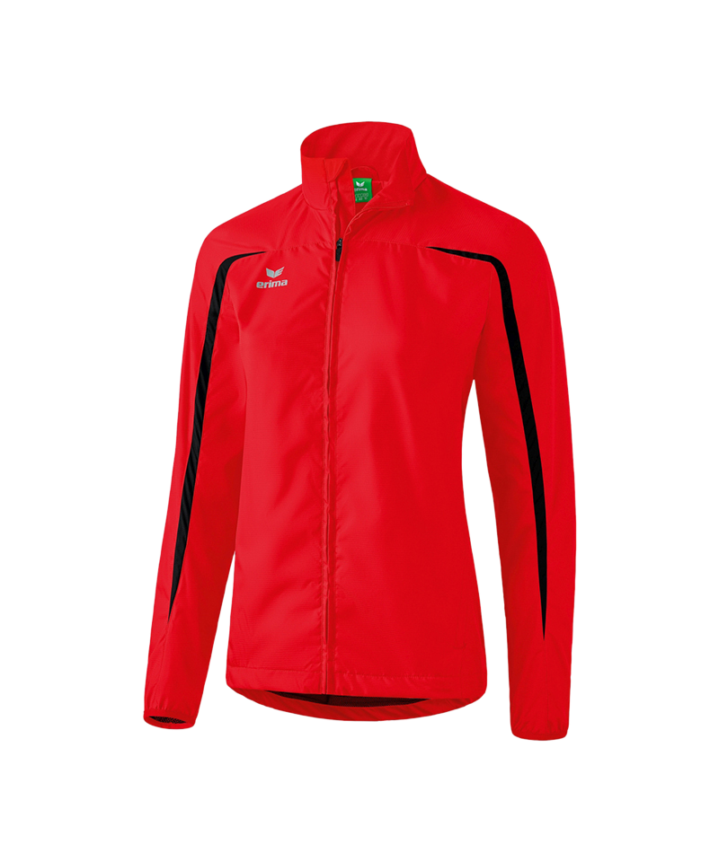 Erima Laufjacke Damen Rot Schwarz - rot