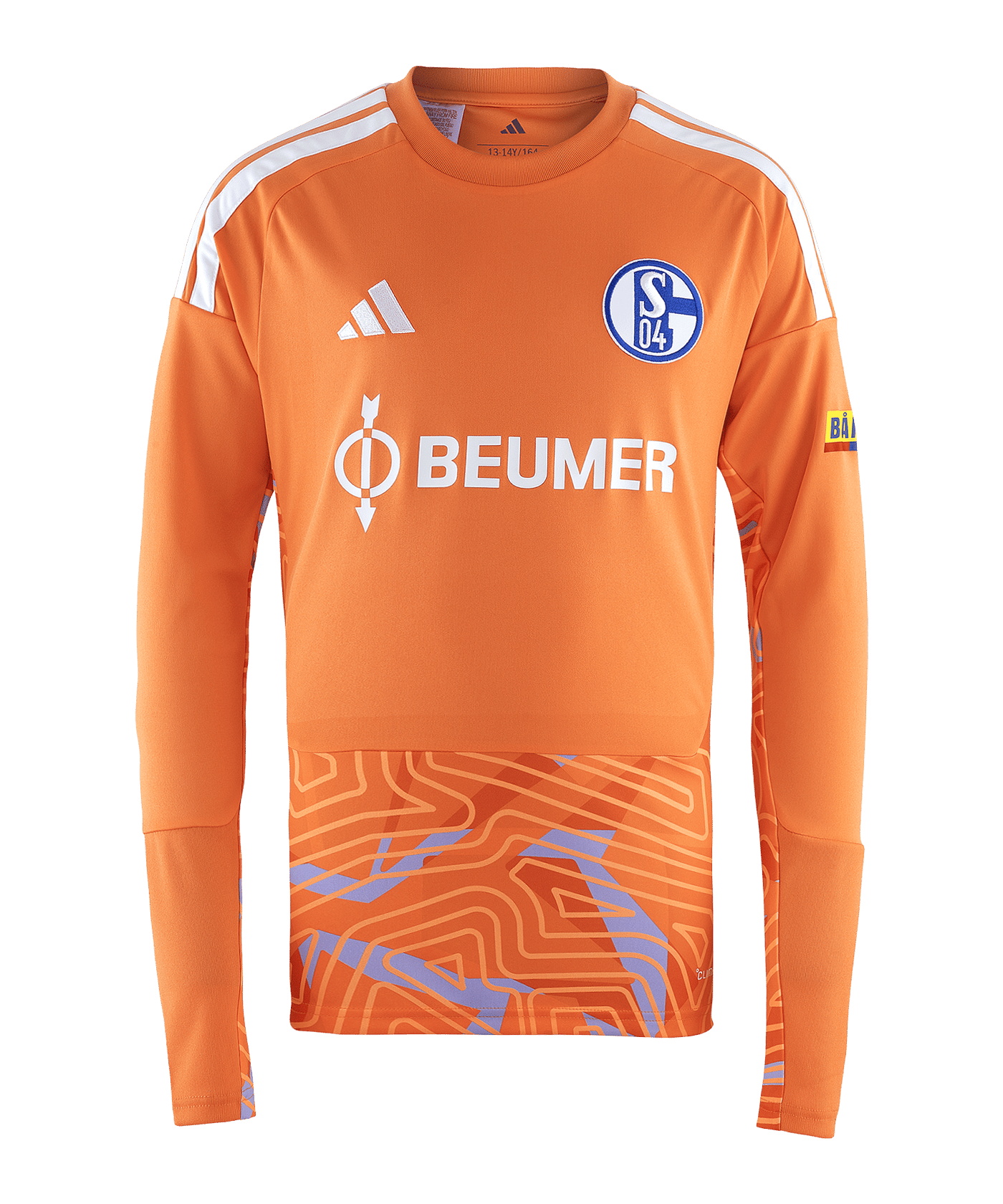 adidas FC Schalke 04 Torwarttrikot 2026/2027 Kids Orange - orange
